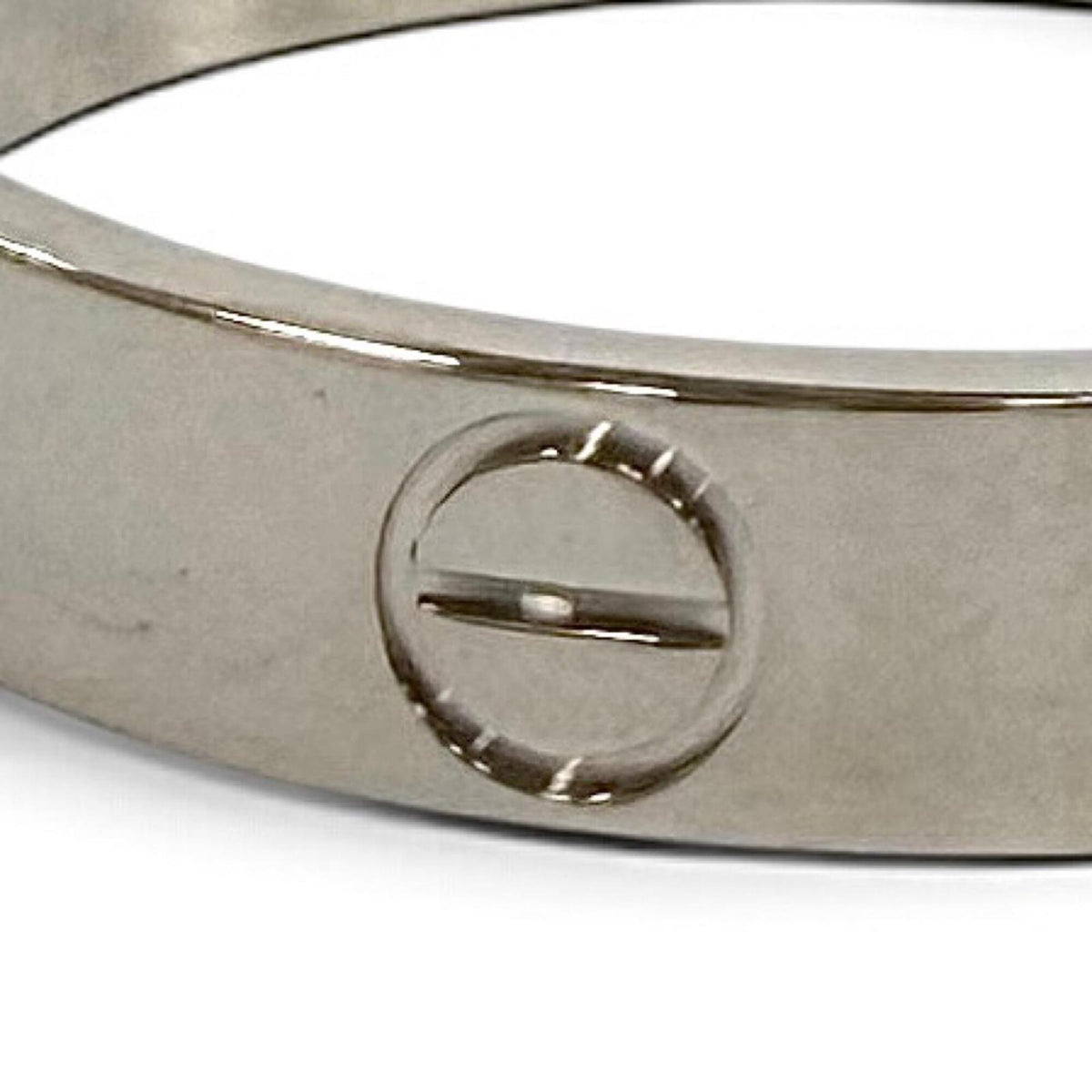 Cartier White Gold White Gold (18K) Band Ring (Pre-Owned)