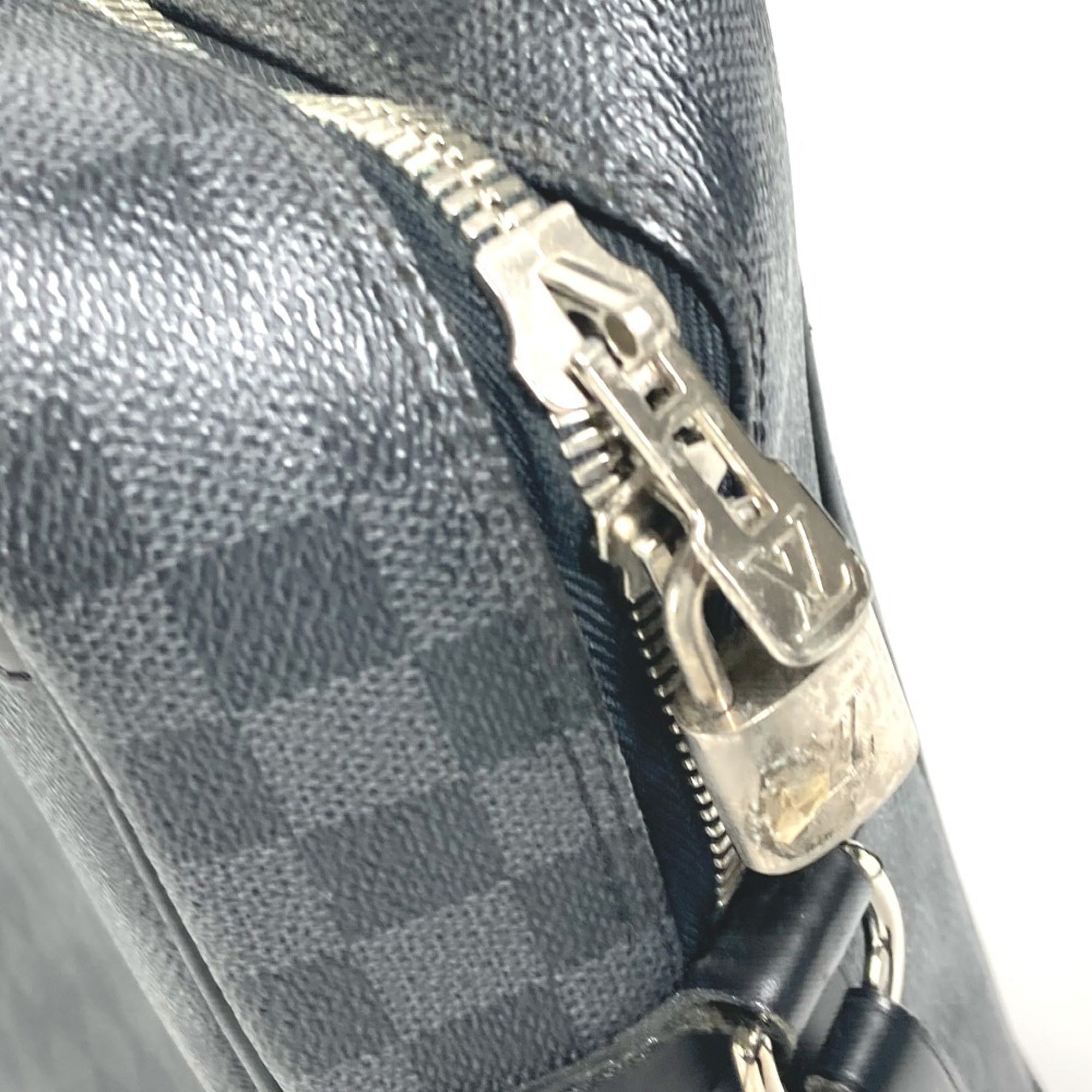 Louis Vuitton Black Damier Graphite Handbag Tote Bag (Pre-Owned)