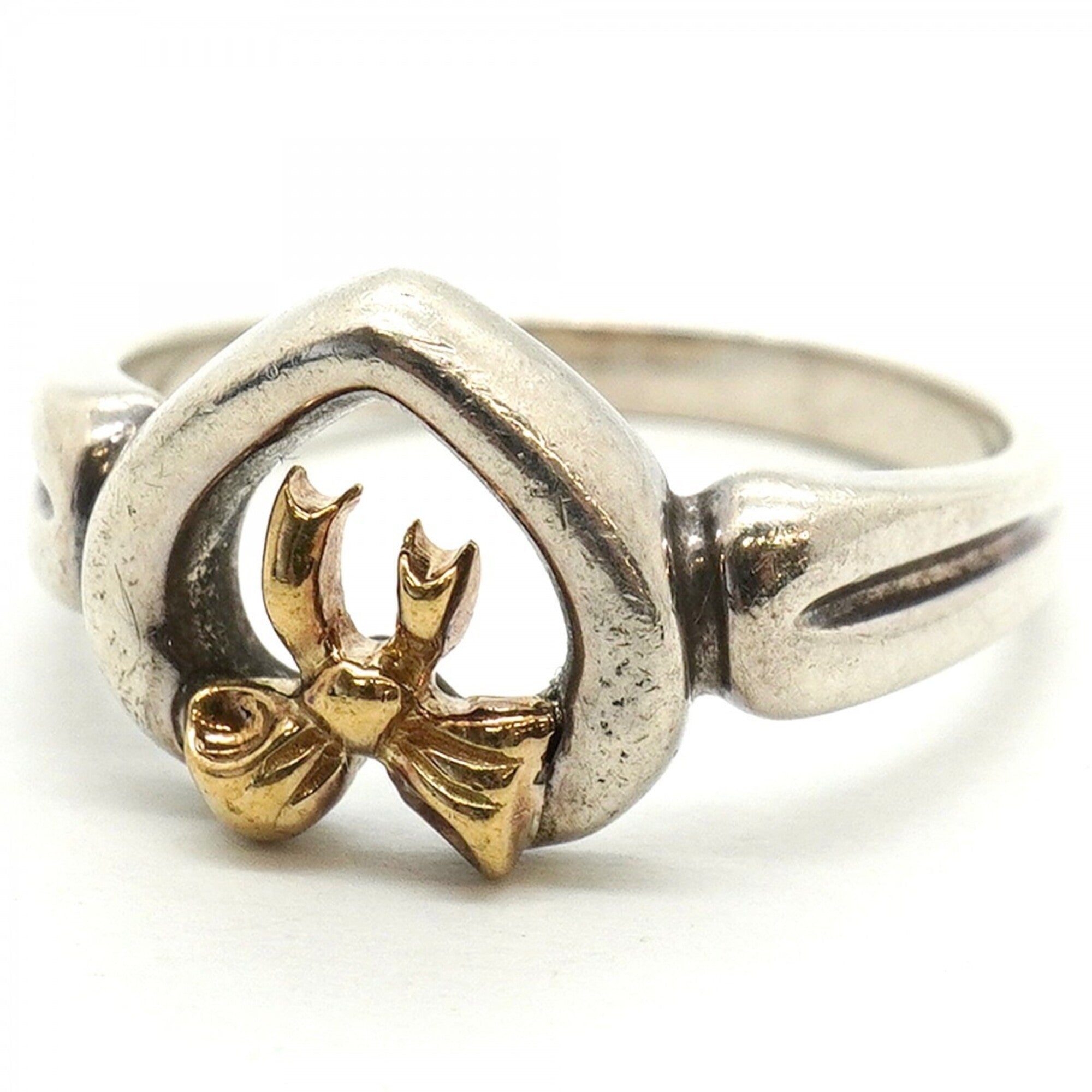 Tiffany Yellow Gold (18K) Silver 925 Band Ring (Pre-Owned)