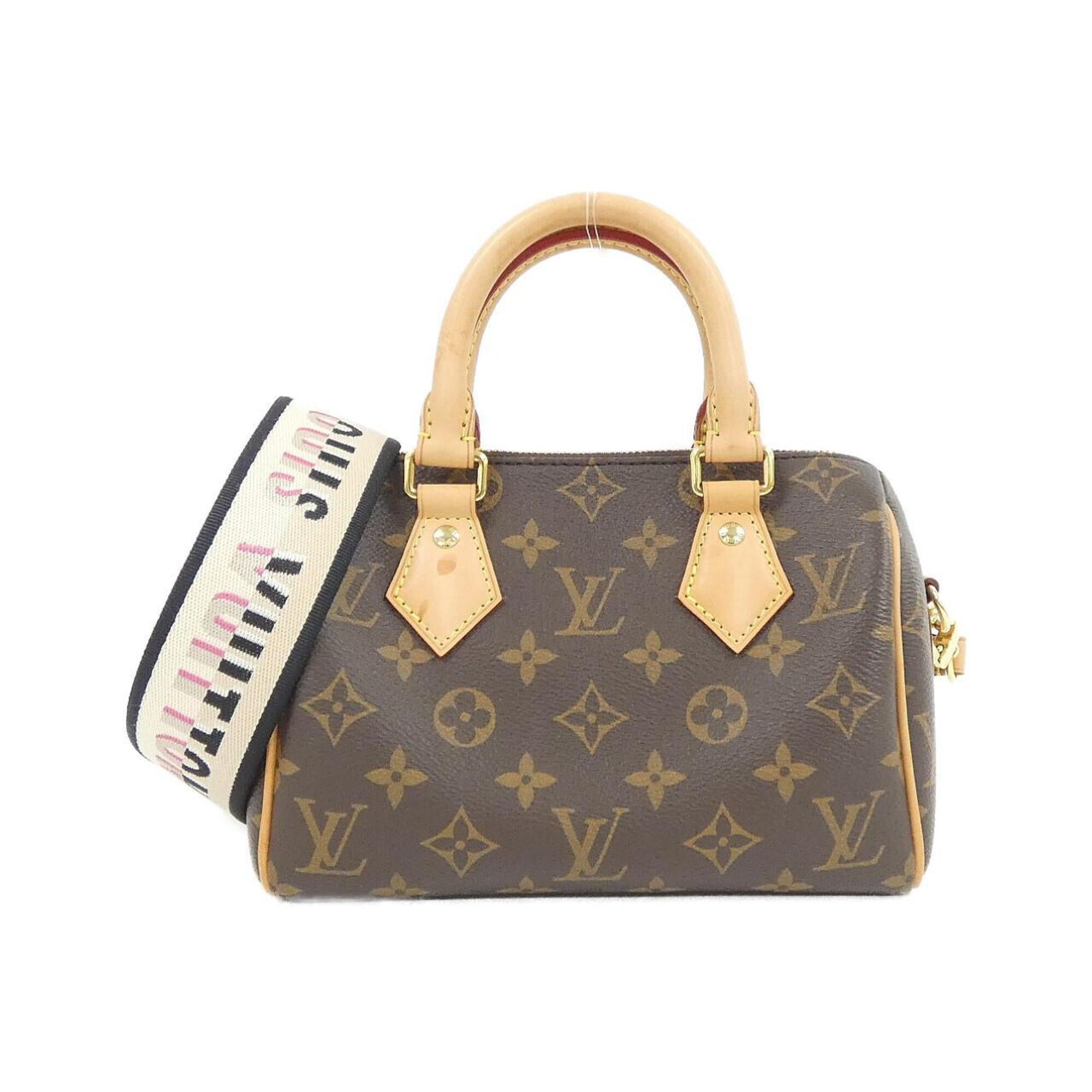 Louis Vuitton Black Marron Coated Canvas Boston Bag (Pre-Owned)