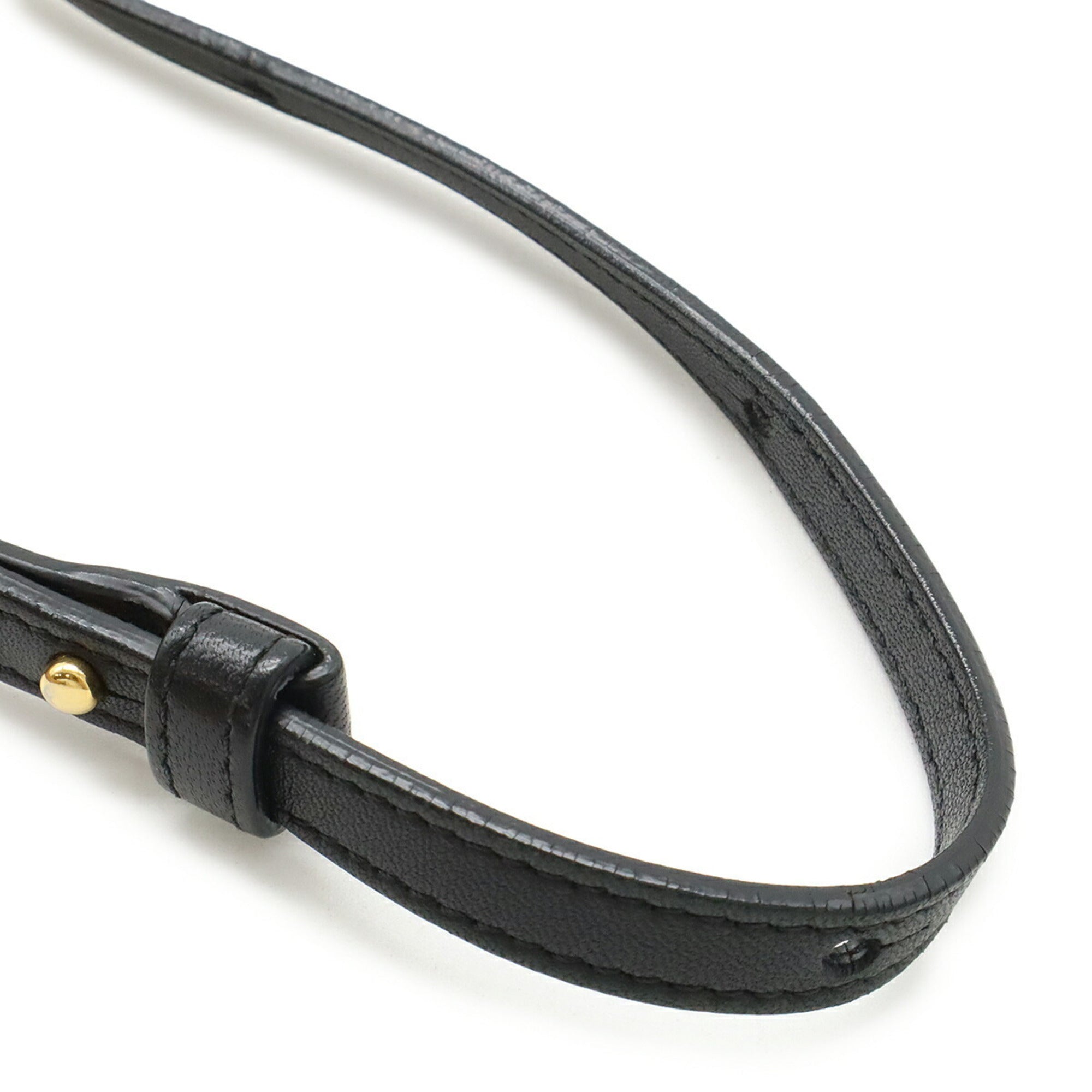 Celine Black Leather Pochette Pouch Shoulder Bag (Pre-Owned)
