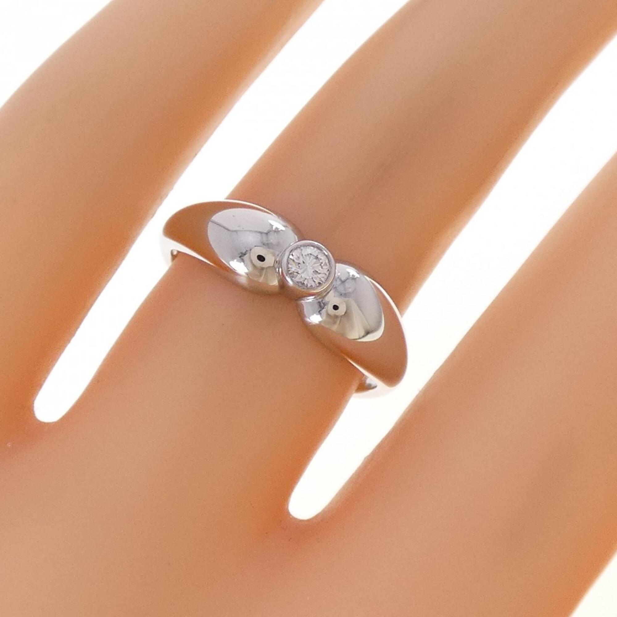 Tiffany Platinum Platinum 950 Band Ring (Pre-Owned)