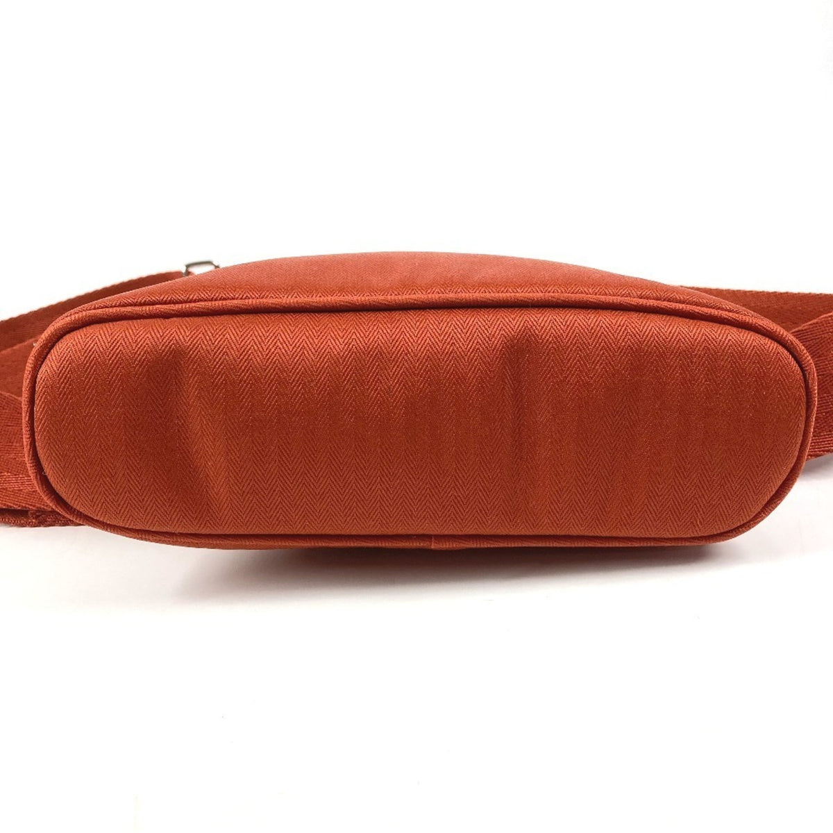 Hermes Orange Cotton Polyamide Fanny Pack Pouch Shoulder Bag (Pre-Owned)
