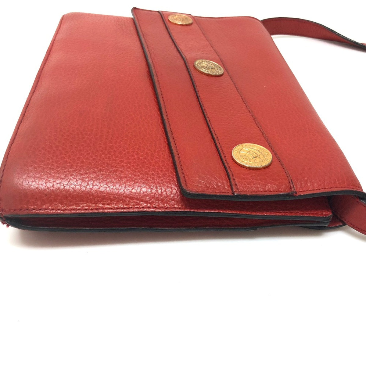 Celine Red Leather Shoulder Bag (Pre-Owned)