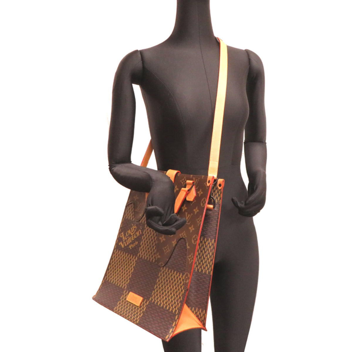 Louis Vuitton Brown Damier Canvas Tote Bag (Pre-Owned)