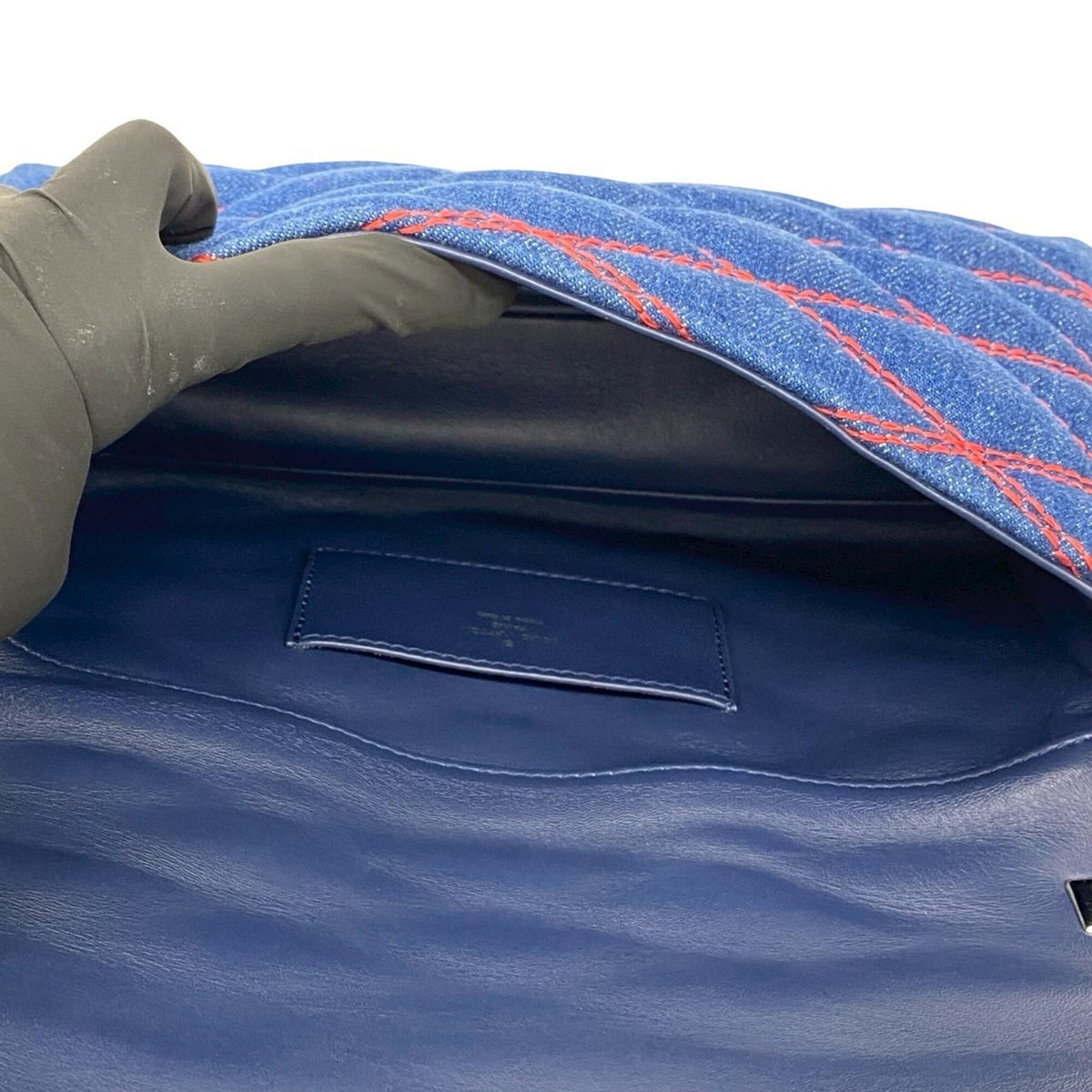 Louis Vuitton Blue Denim Shoulder Bag (Pre-Owned)