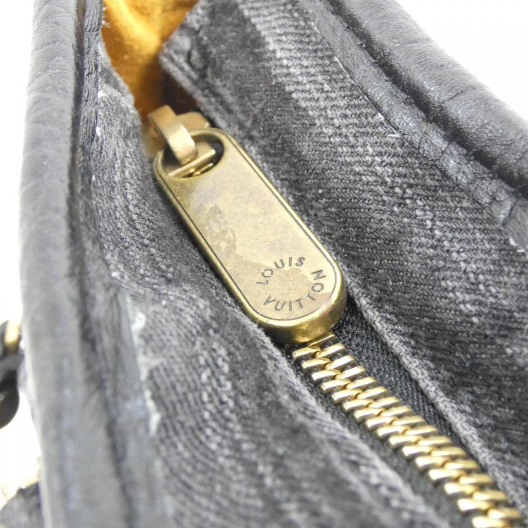 Louis Vuitton Monogram Denim Black Monogram Denim Handbag (Pre-Owned)