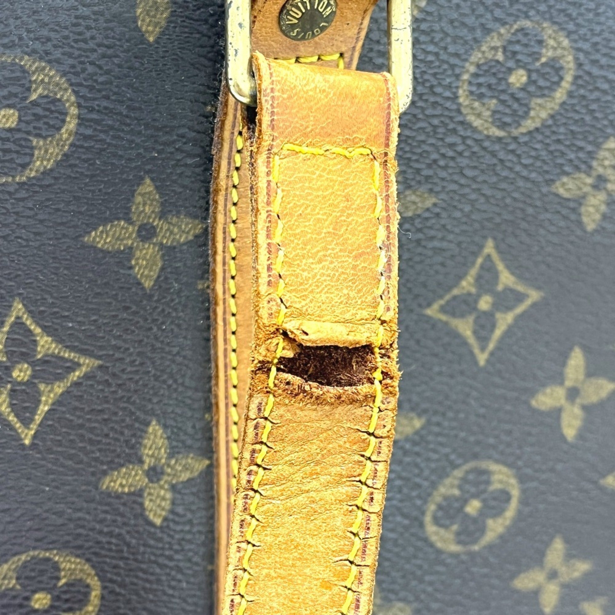 Louis Vuitton Brown Monogram Canvas Shoulder Bag Tote Bag (Pre-Owned)