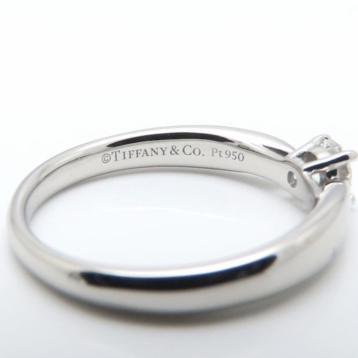 Tiffany Platinum 950 Band Ring (Pre-Owned)