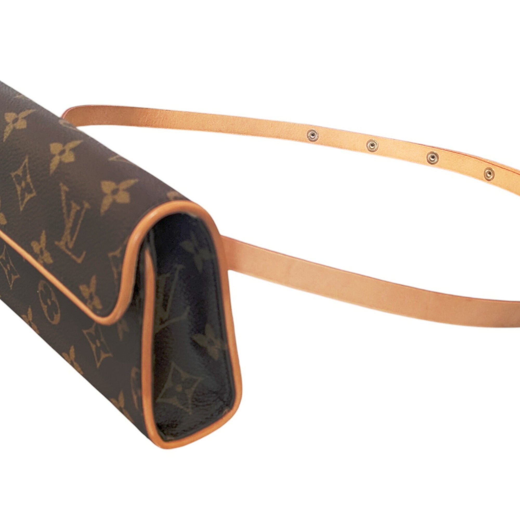 Louis Vuitton Brown Monogram Canvas Pochette Pouch Shoulder Bag (Pre-Owned)