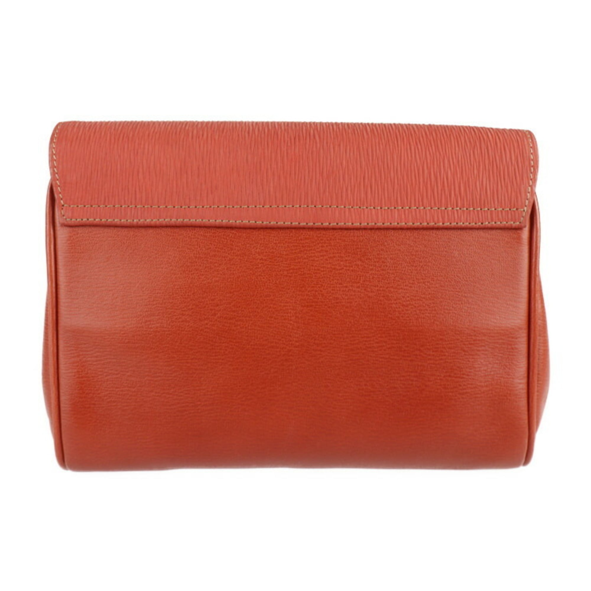 Loewe Leather Clutch Bag Handbag (Pre-Owned)