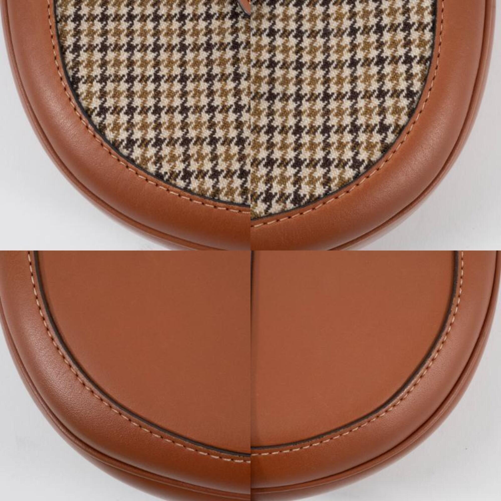 Celine Canvas Leather Shoulder Bag (Pre-Owned)