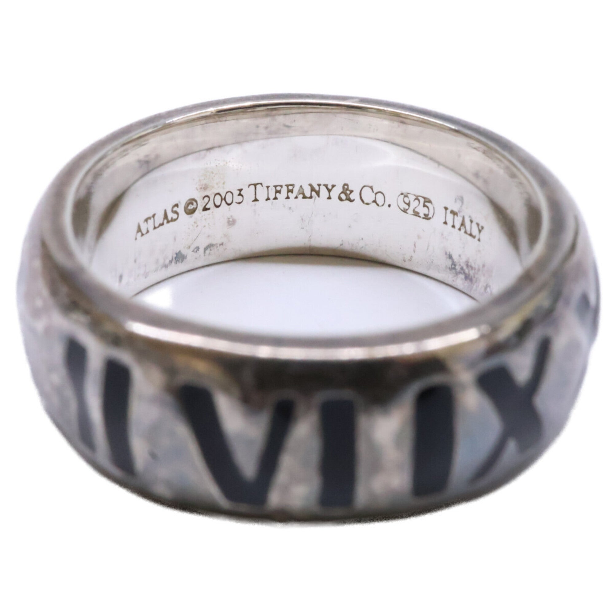 Tiffany Silver Silver 925 Band Ring (Pre-Owned)
