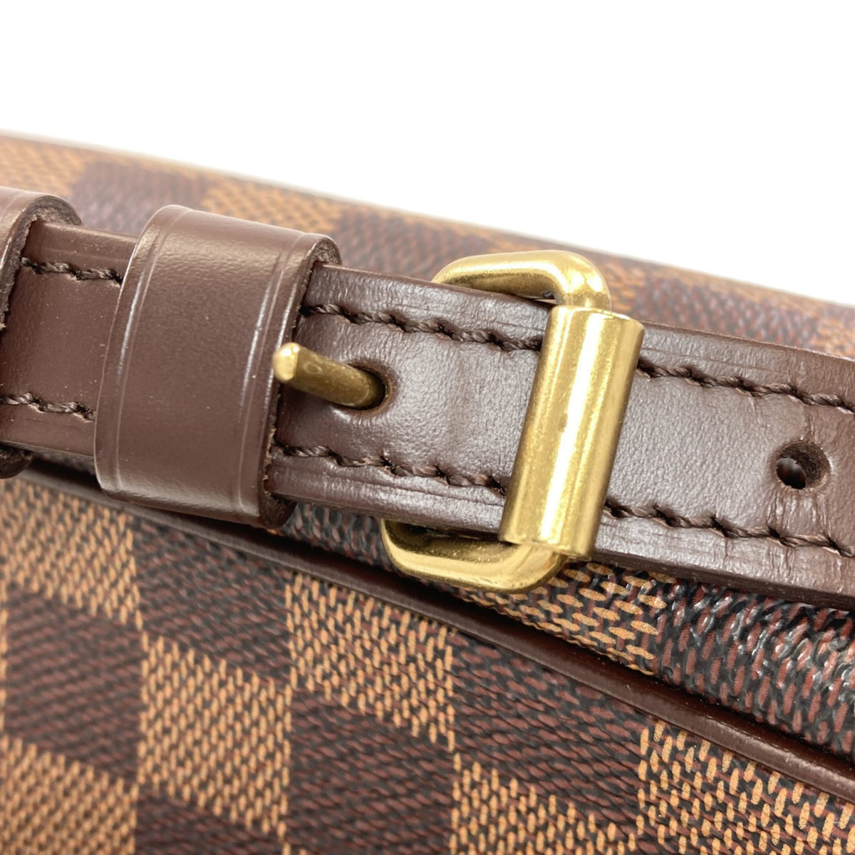 Louis Vuitton Damier Canvas Ebene Damier Canvas Shoulder Bag (Pre-Owned)