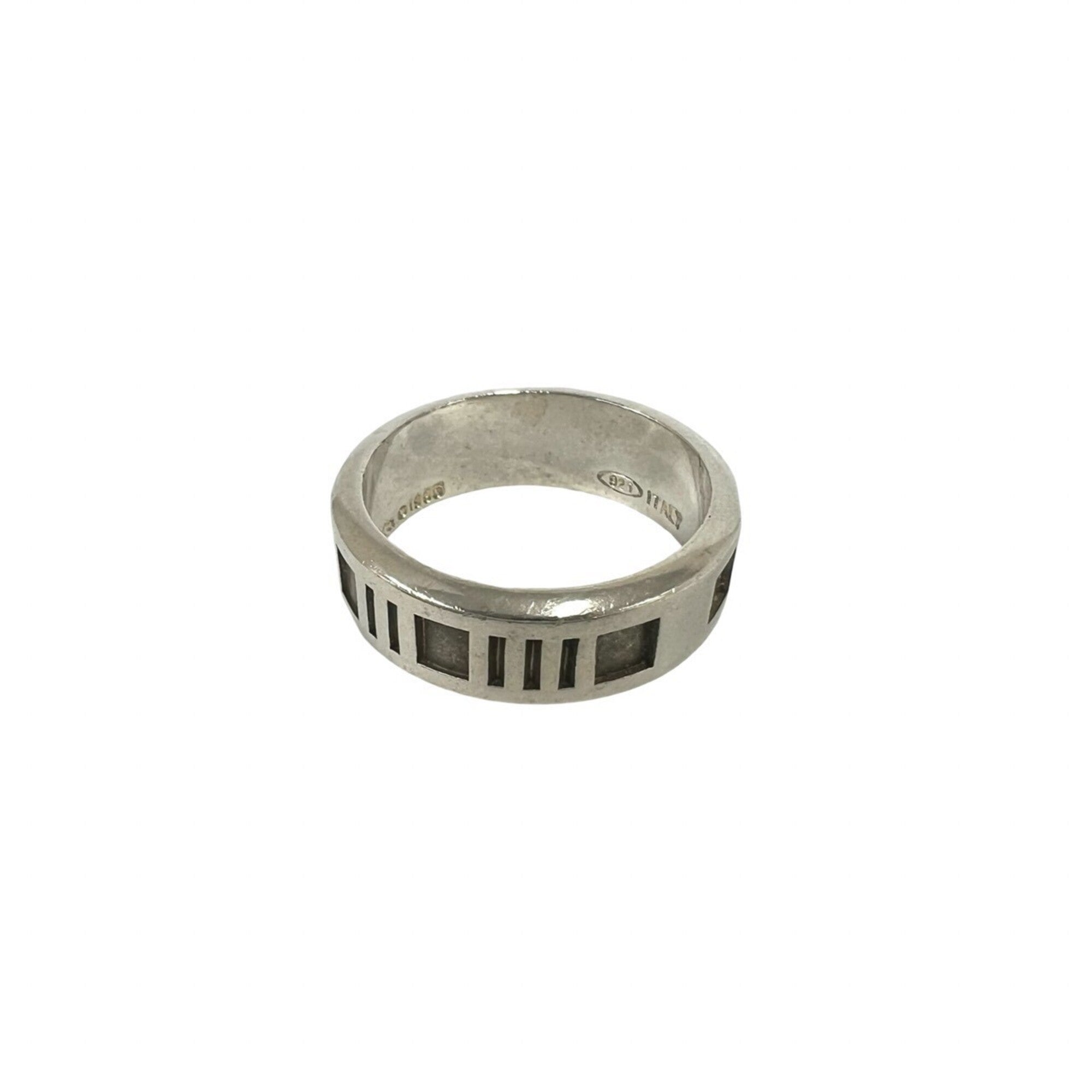 Tiffany Silver Silver 925 Band Ring (Pre-Owned)