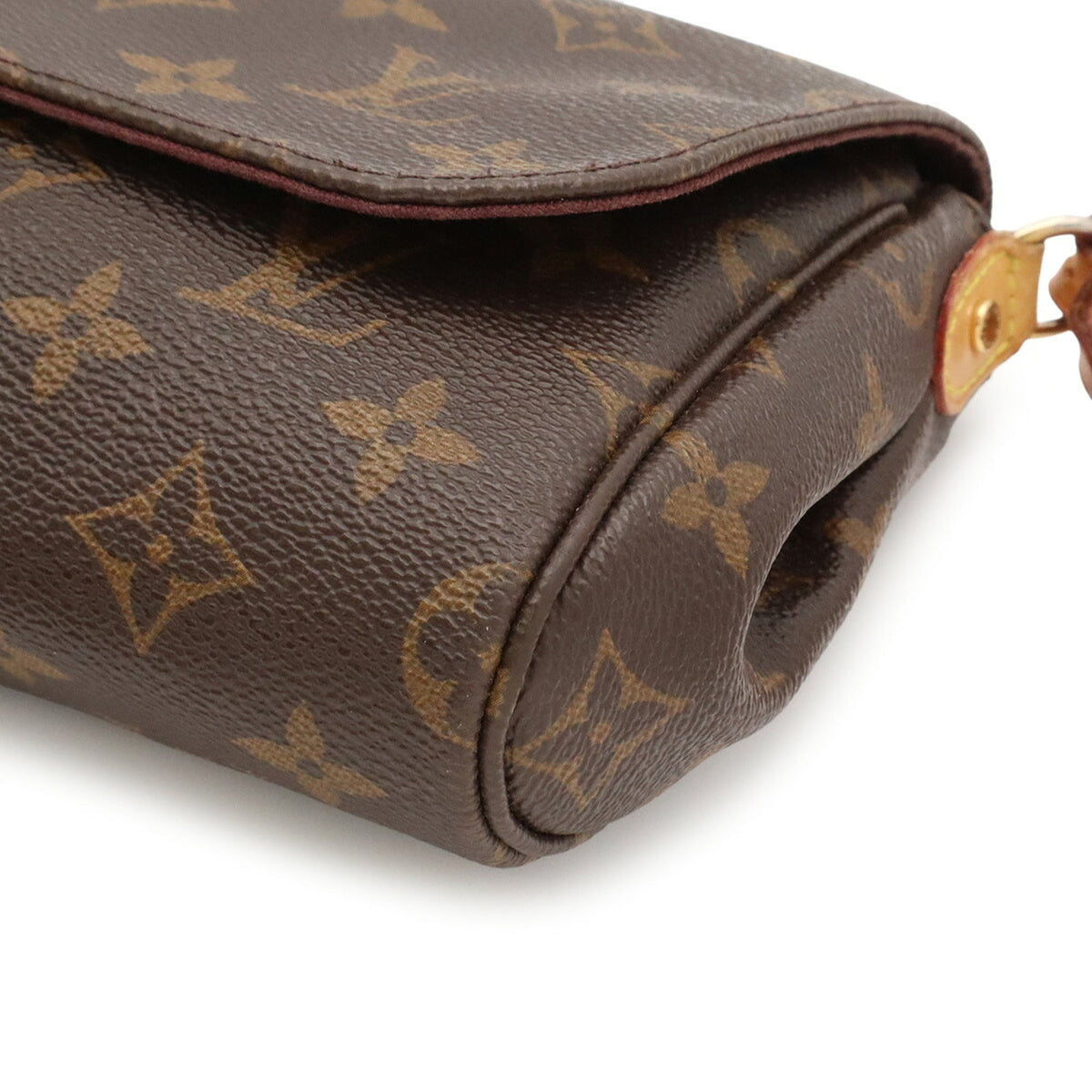 Louis Vuitton Brown Monogram Canvas Clutch Bag Shoulder Bag (Pre-Owned)