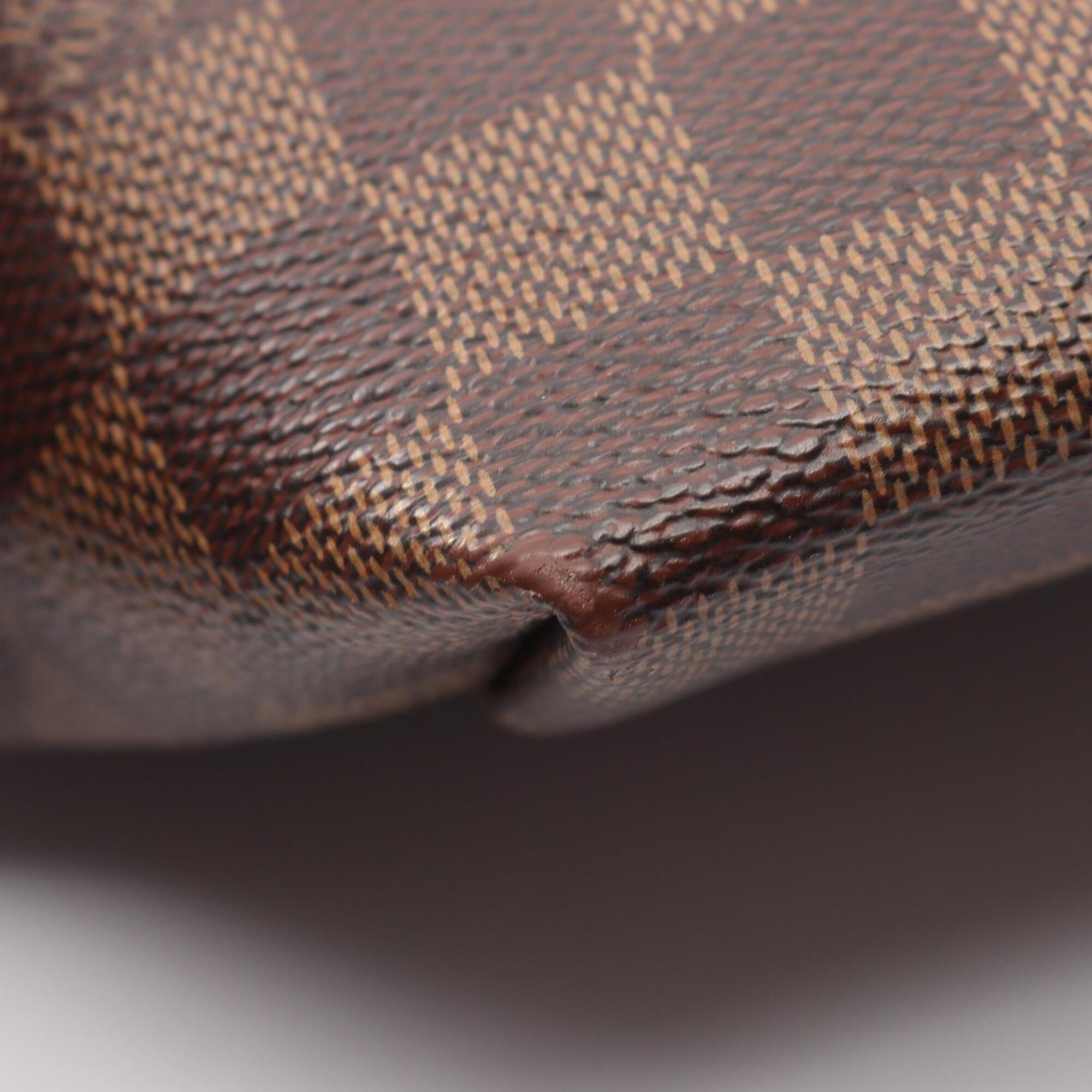 Louis Vuitton Damier Brown Ebene Coated Canvas Handbag Tote Bag (Pre-Owned)