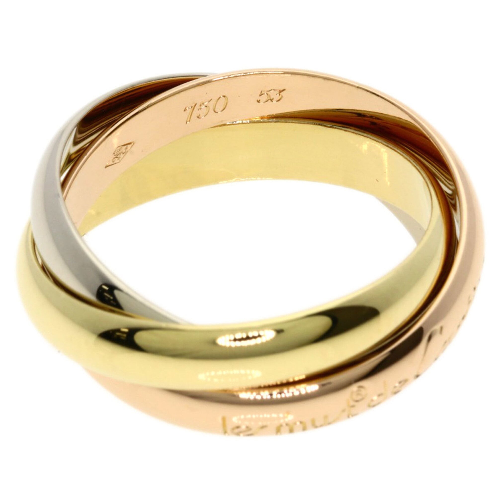 Cartier Yellow Gold (18K) Pink Gold (18K) White Gold (18K) Band Ring (Pre-Owned)