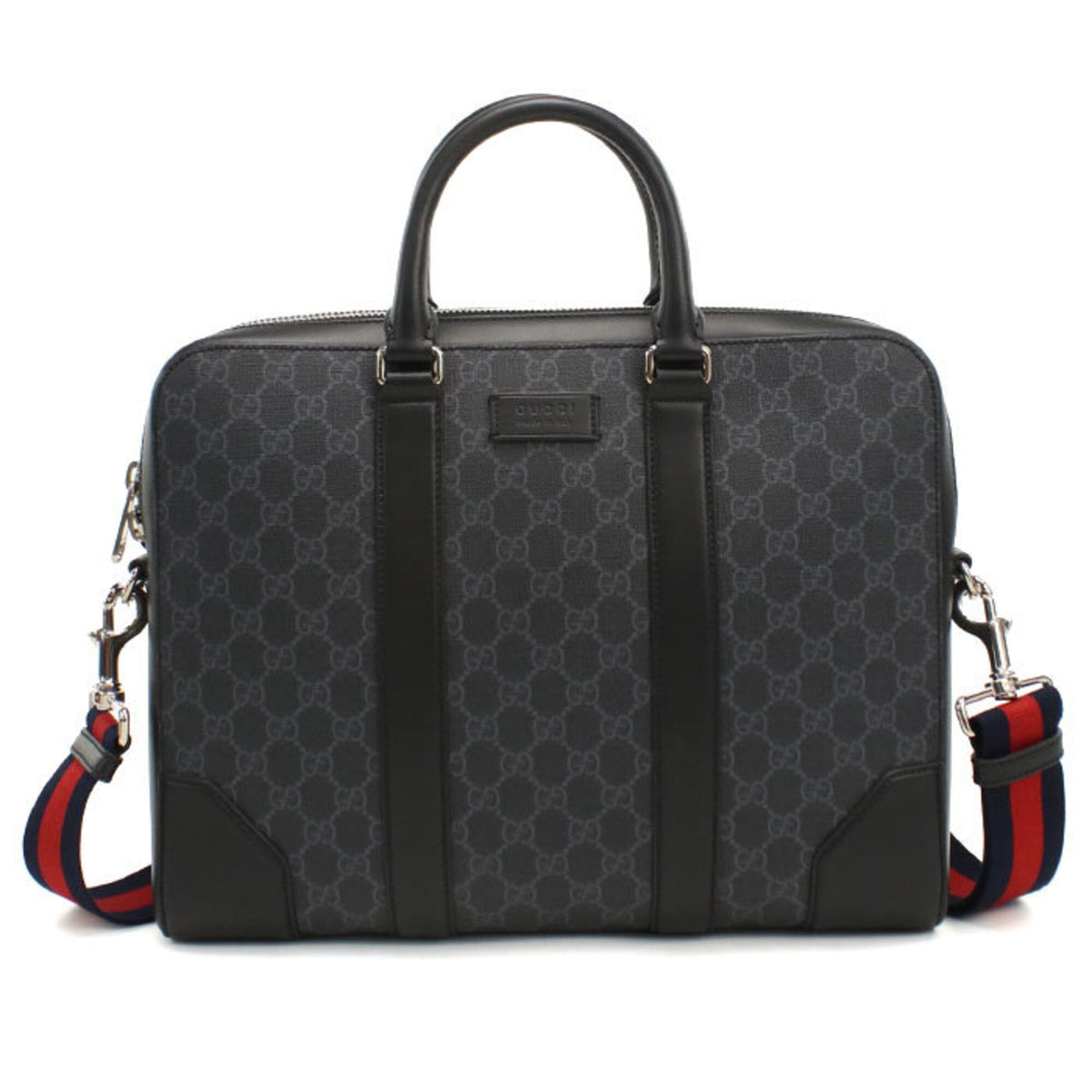 Gucci Black Pvc Briefcase (Pre-Owned)
