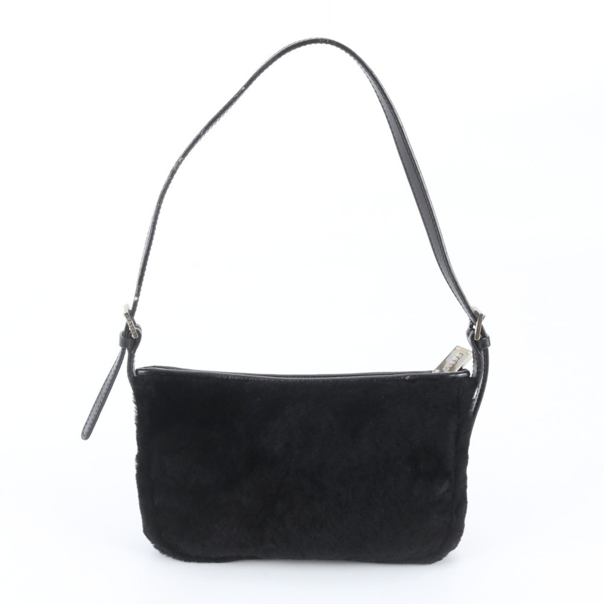 Loewe Black Leather Handbag Shoulder Bag Tote Bag (Pre-Owned)