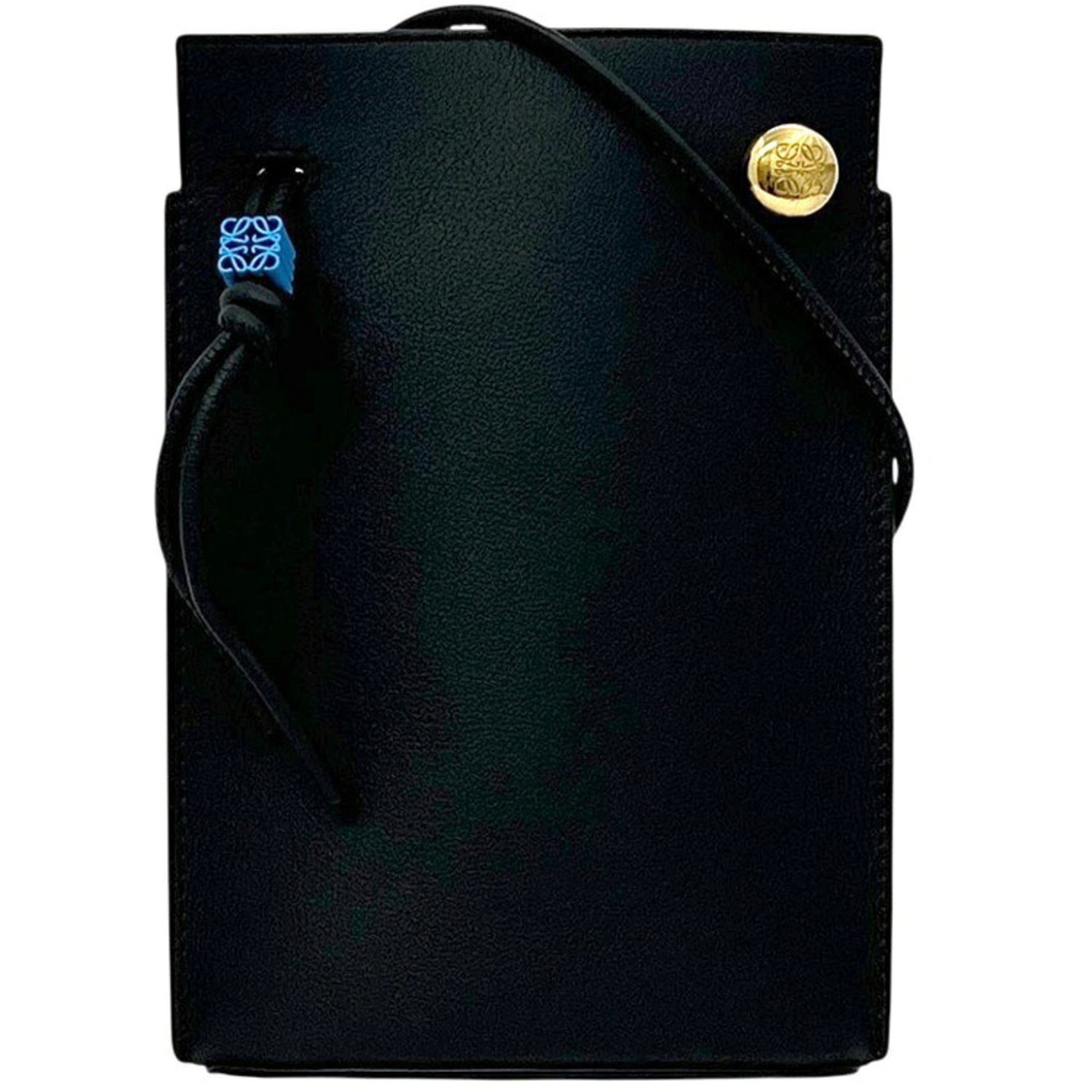 Loewe Black Leather Pochette Shoulder Bag (Pre-Owned)