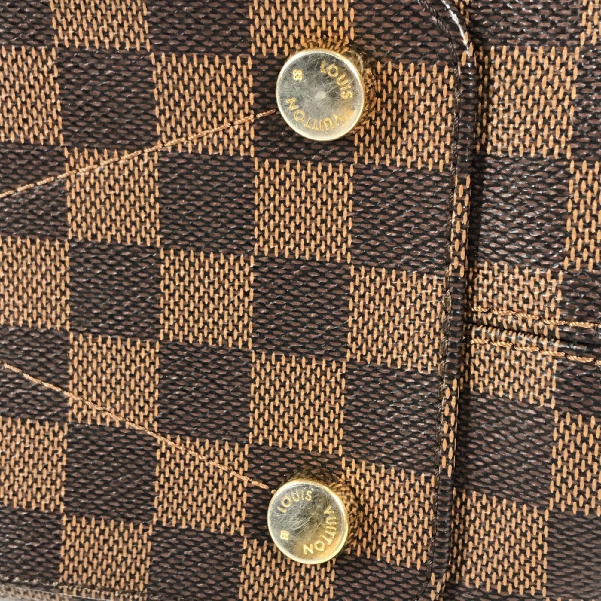 Louis Vuitton Damier Brown Ebene Damier Canvas Shoulder Bag Tote Bag (Pre-Owned)