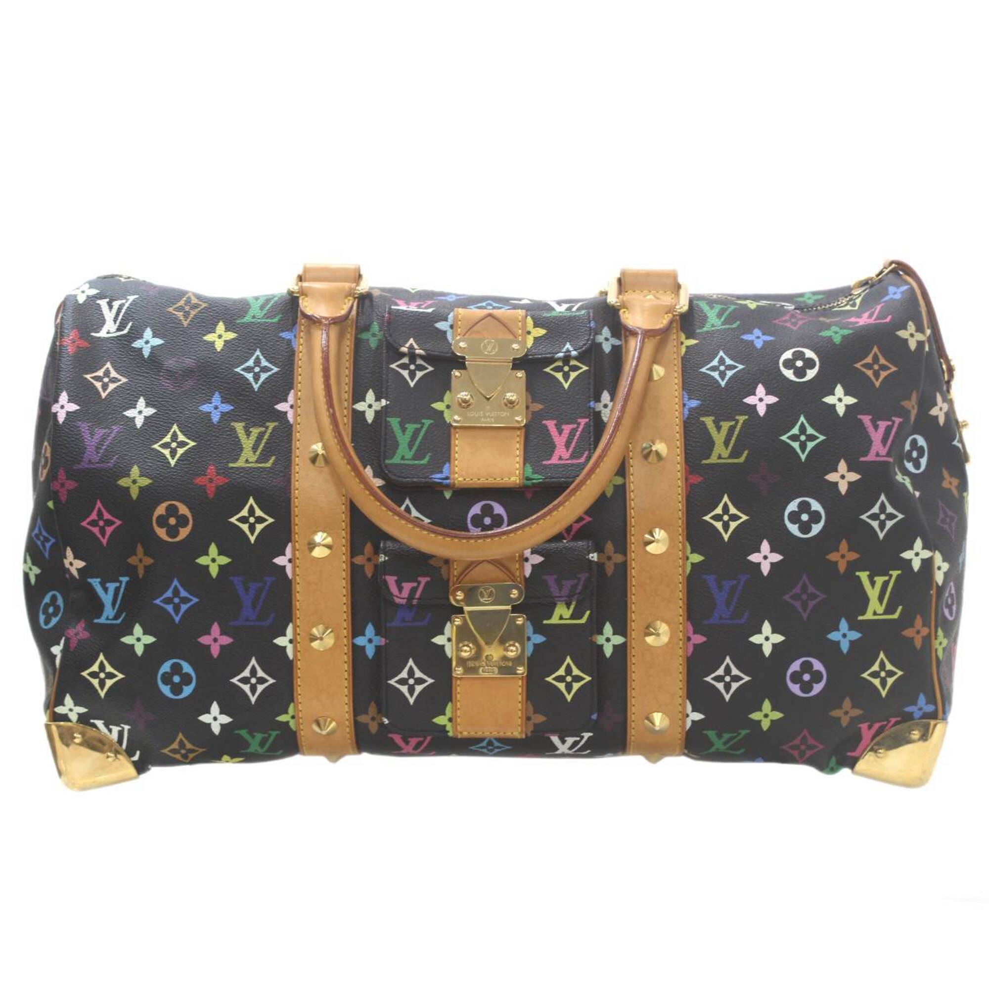 Louis Vuitton Monogram Multicolore Blanc Monogram Multicolore Boston Bag (Pre-Owned)