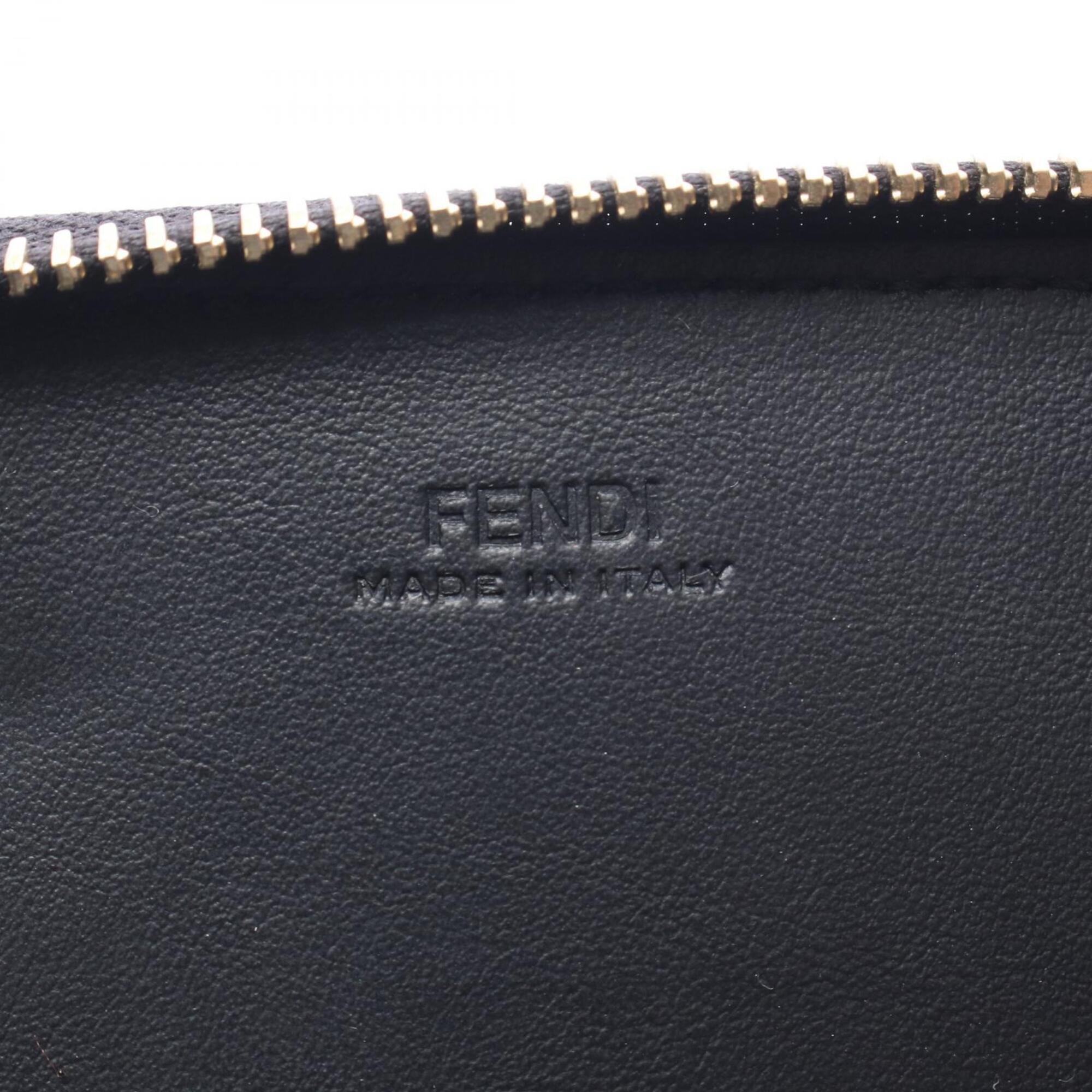 Fendi Black Leather Long Wallet (Bi-Fold) (Pre-Owned)