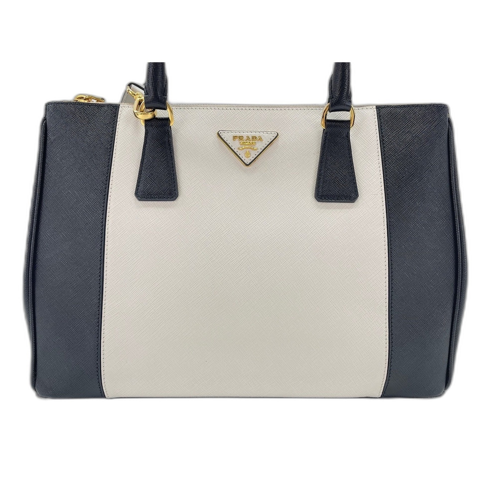Prada White Leather Handbag (Pre-Owned)
