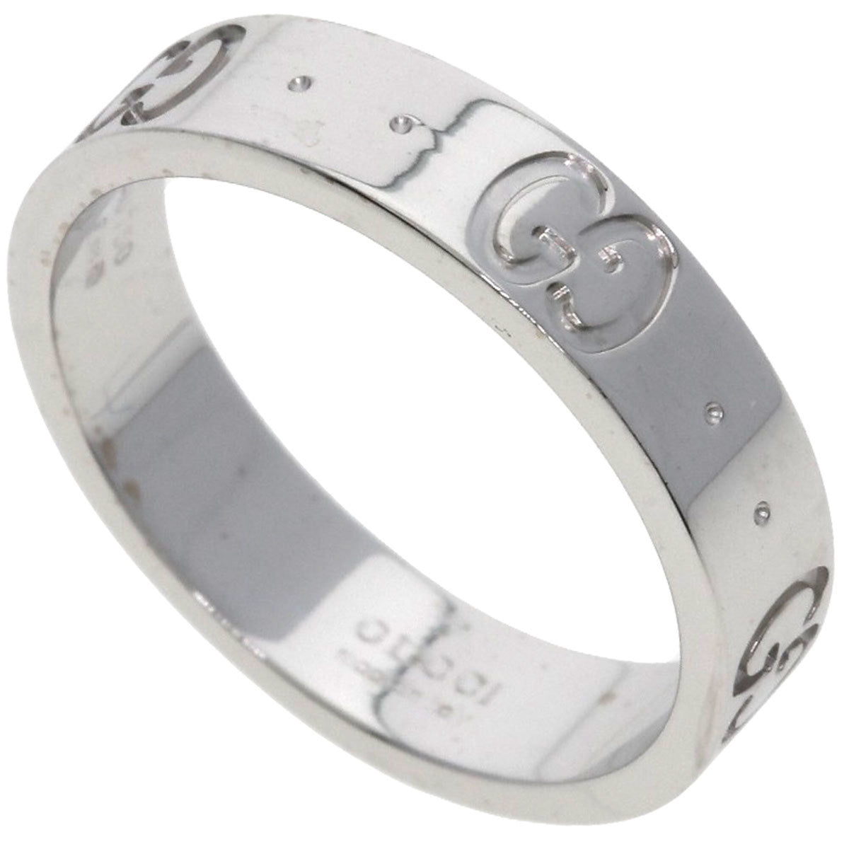 Gucci White Gold (18K) Band Ring (Pre-Owned)