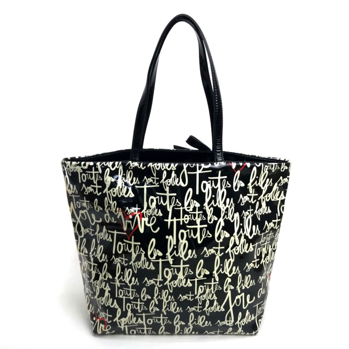 Kate Spade Black Patent Leather Tote Bag (Pre-Owned)