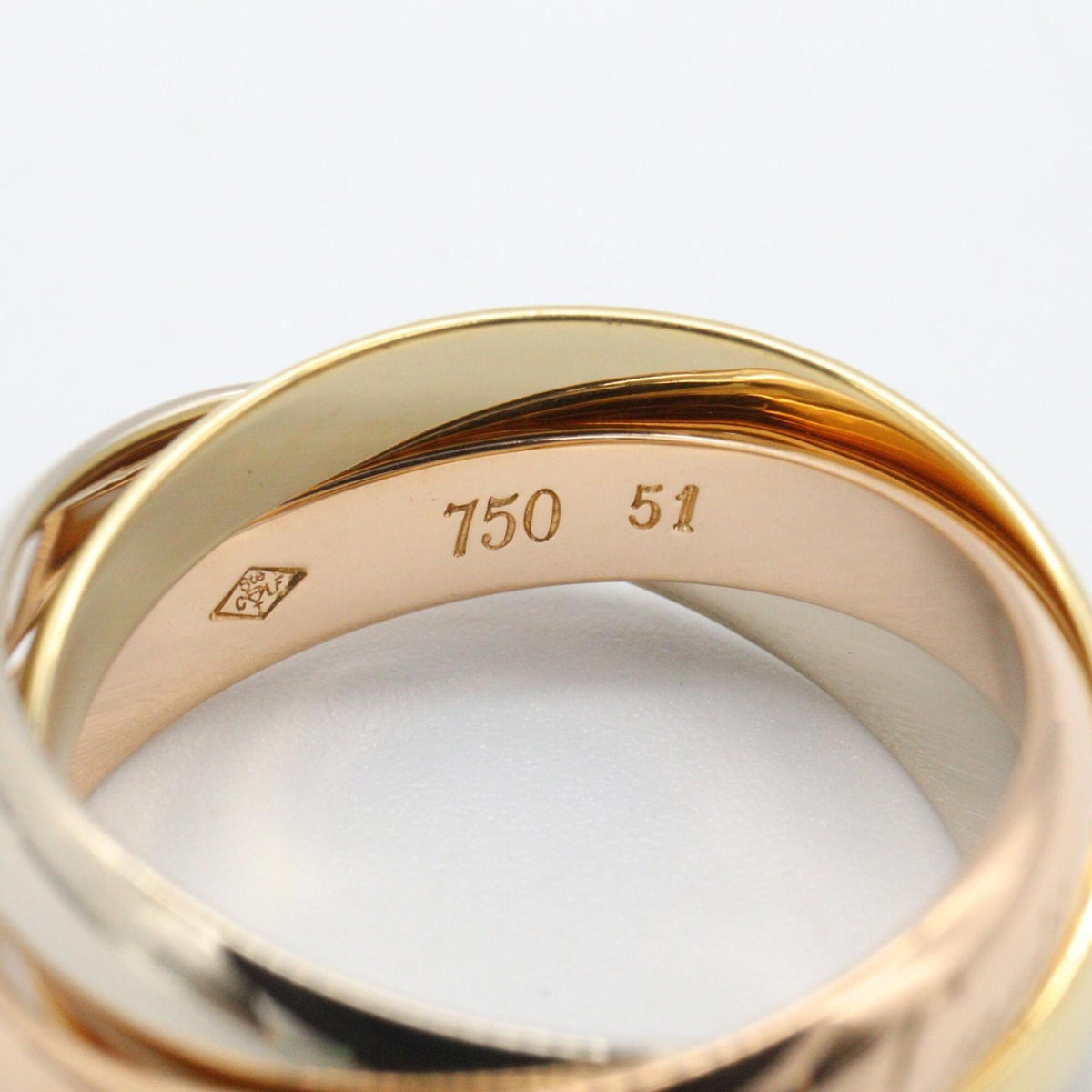Cartier Yellow Gold (18K) Pink Gold (18K) White Gold (18K) Band Ring (Pre-Owned)