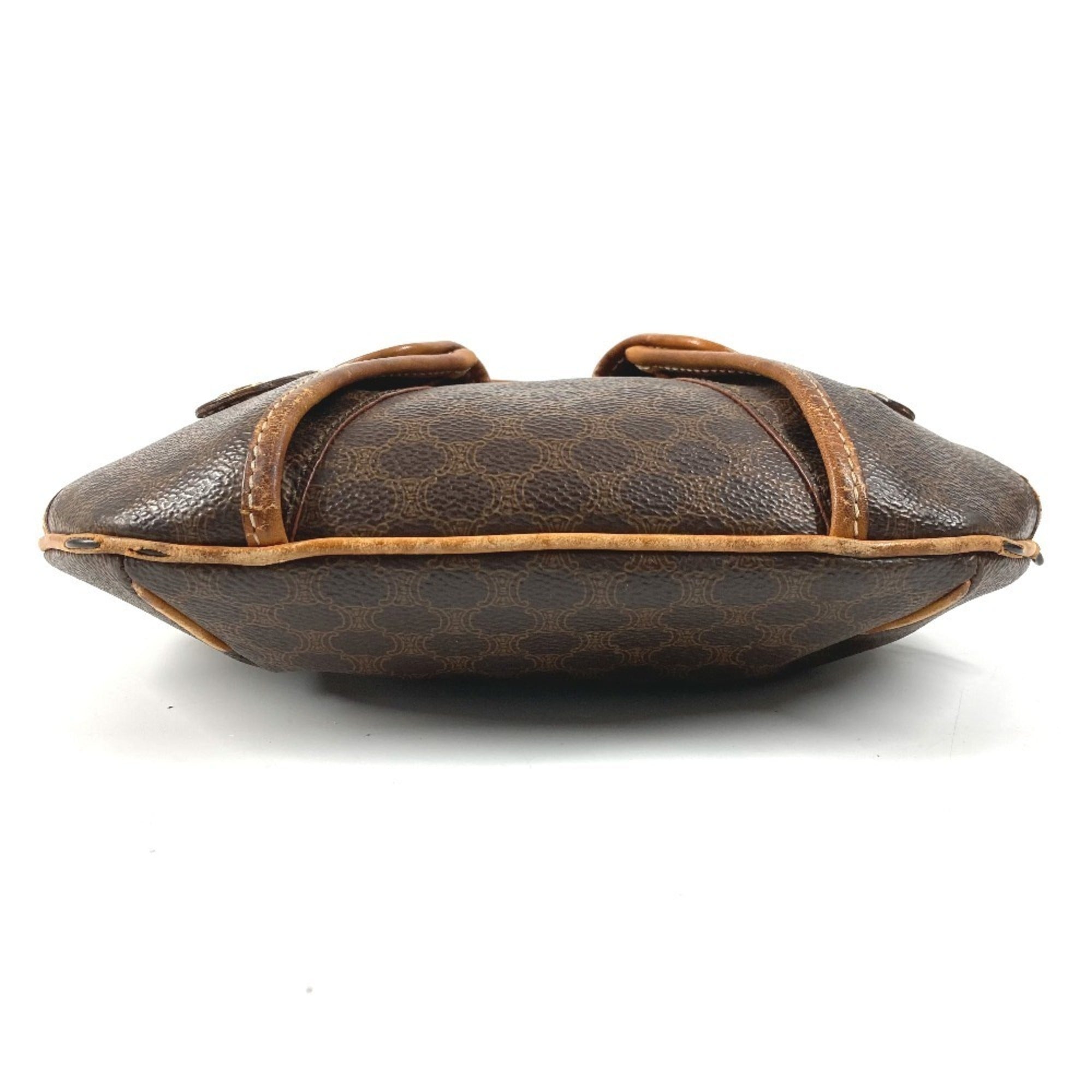 Celine Brown Leather Shoulder Bag (Pre-Owned)