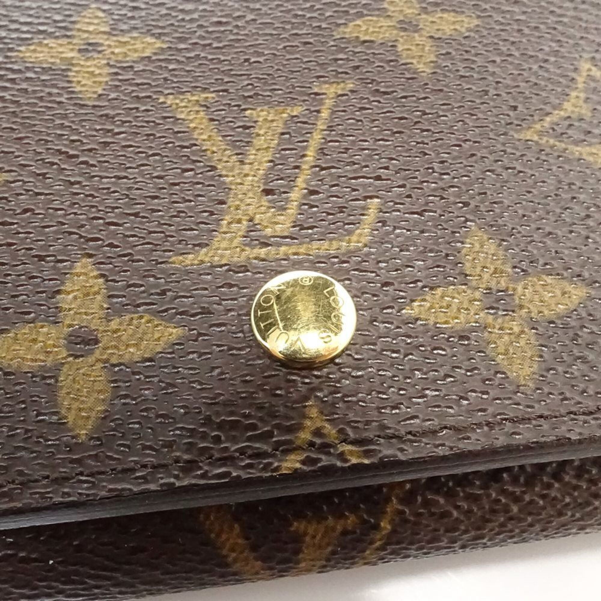 Louis Vuitton Monogram Brown Monogram Wallet (Bi-Fold) (Pre-Owned)