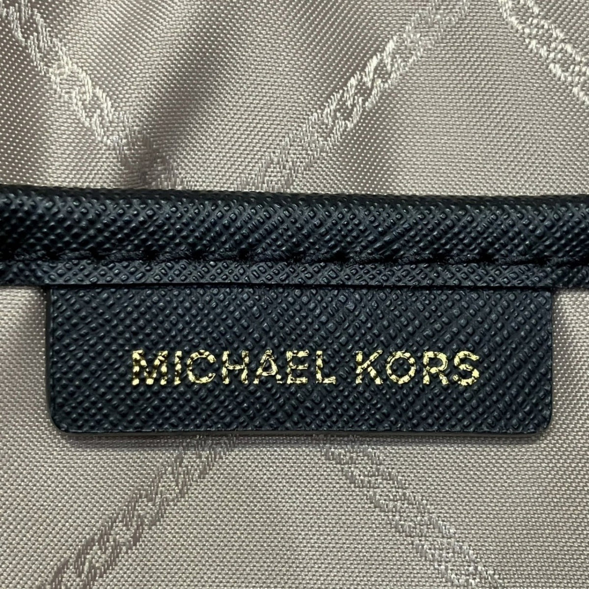 Michael Kors Navy Nylon Leather Shoulder Bag (Pre-Owned)