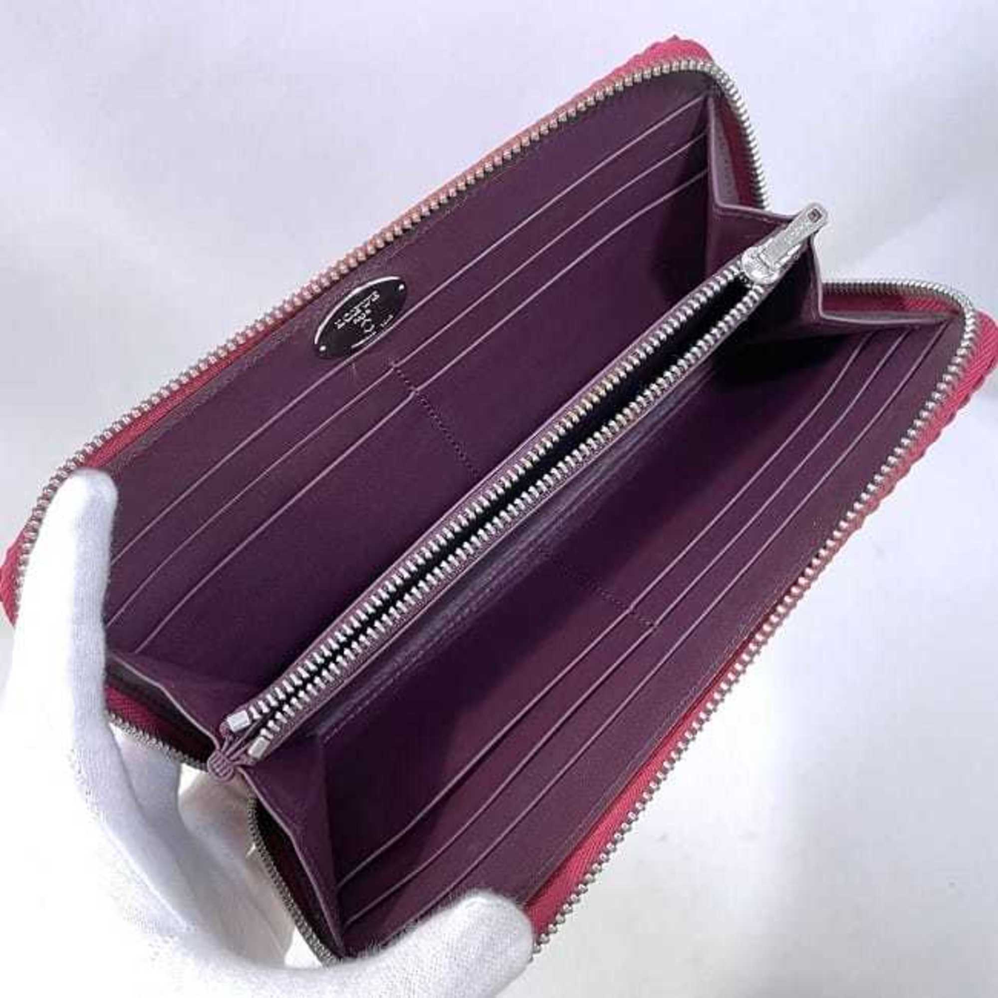 Loewe Pink Nappa Leather Long Wallet (Bi-Fold) (Pre-Owned)