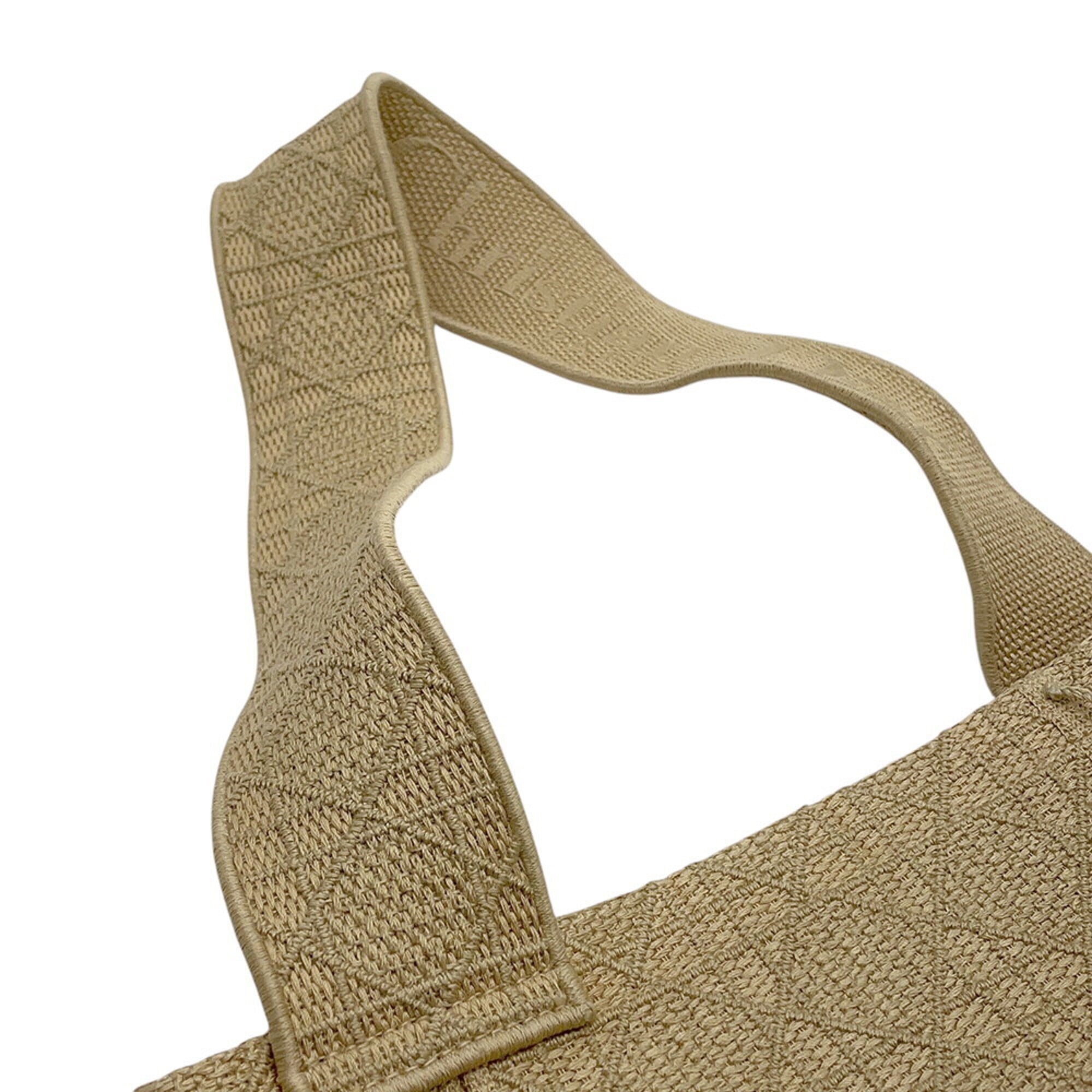 Christian Dior Beige Canvas Shoulder Bag (Pre-Owned)