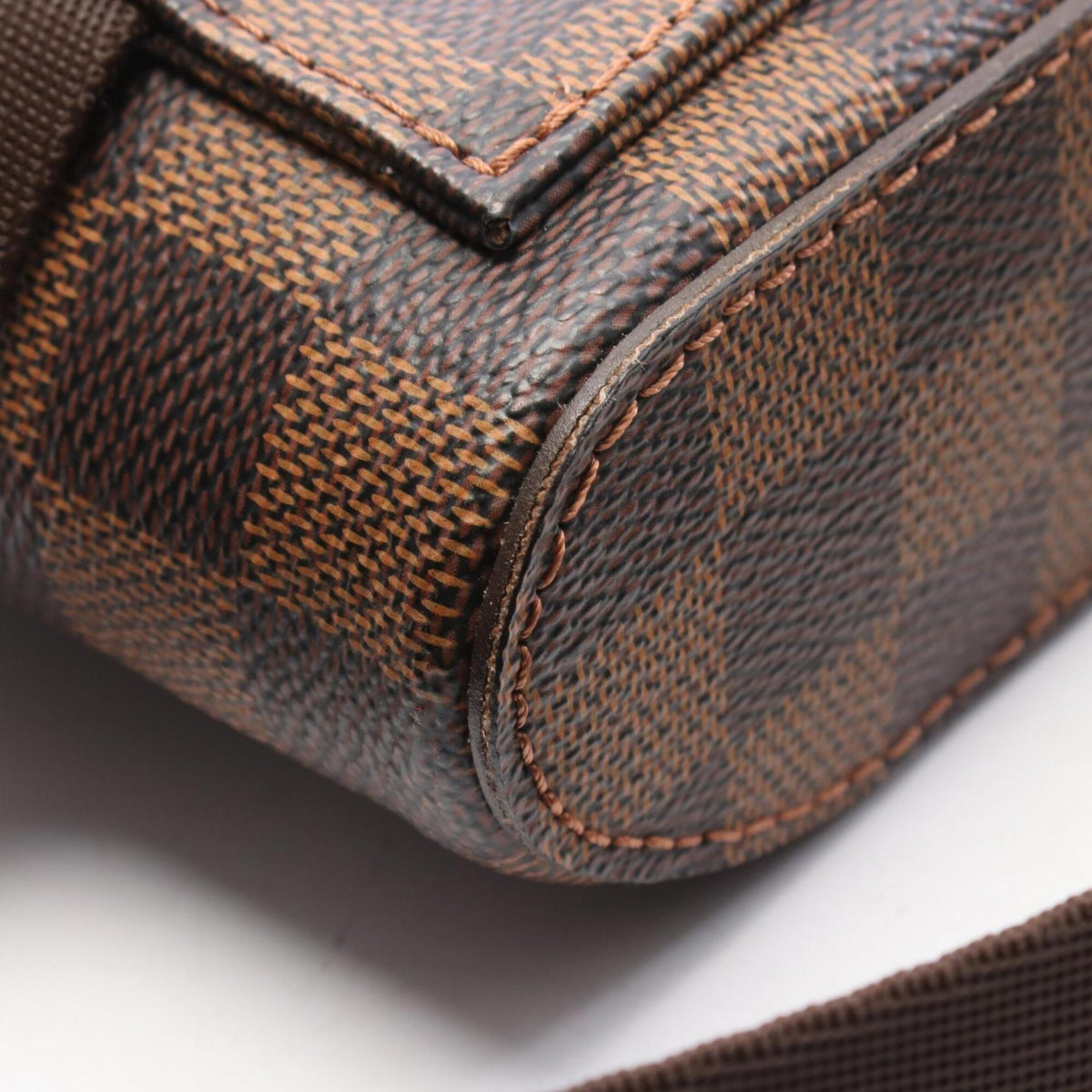 Louis Vuitton Brown Damier Canvas Coated Canvas Fanny Pack Handbag (Pre-Owned)