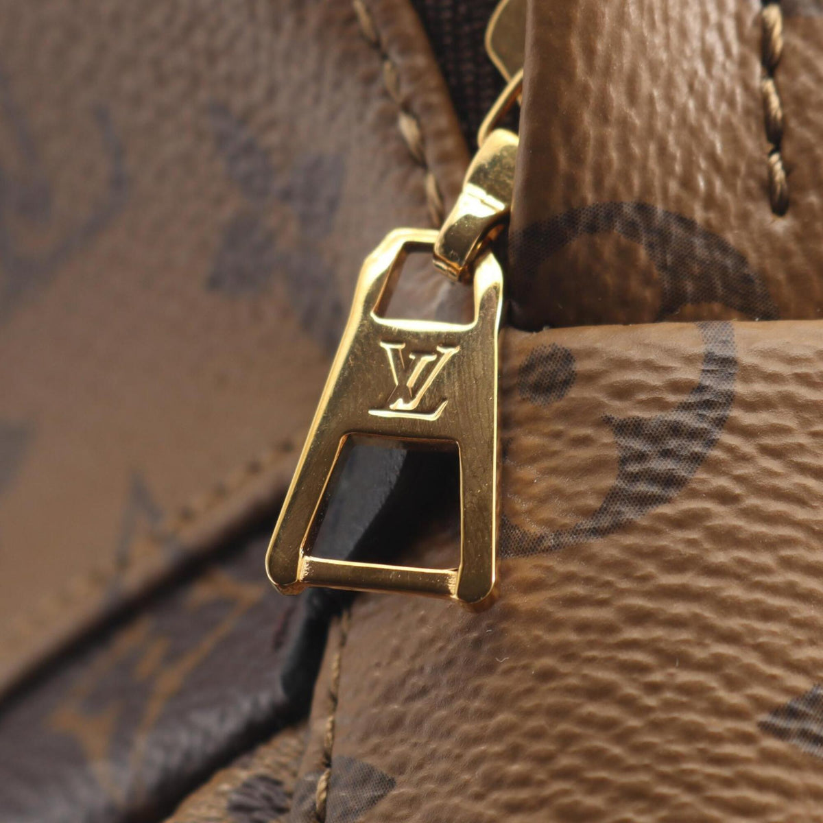 Louis Vuitton Black Brown Coated Canvas Leather Backpack Handbag (Pre-Owned)