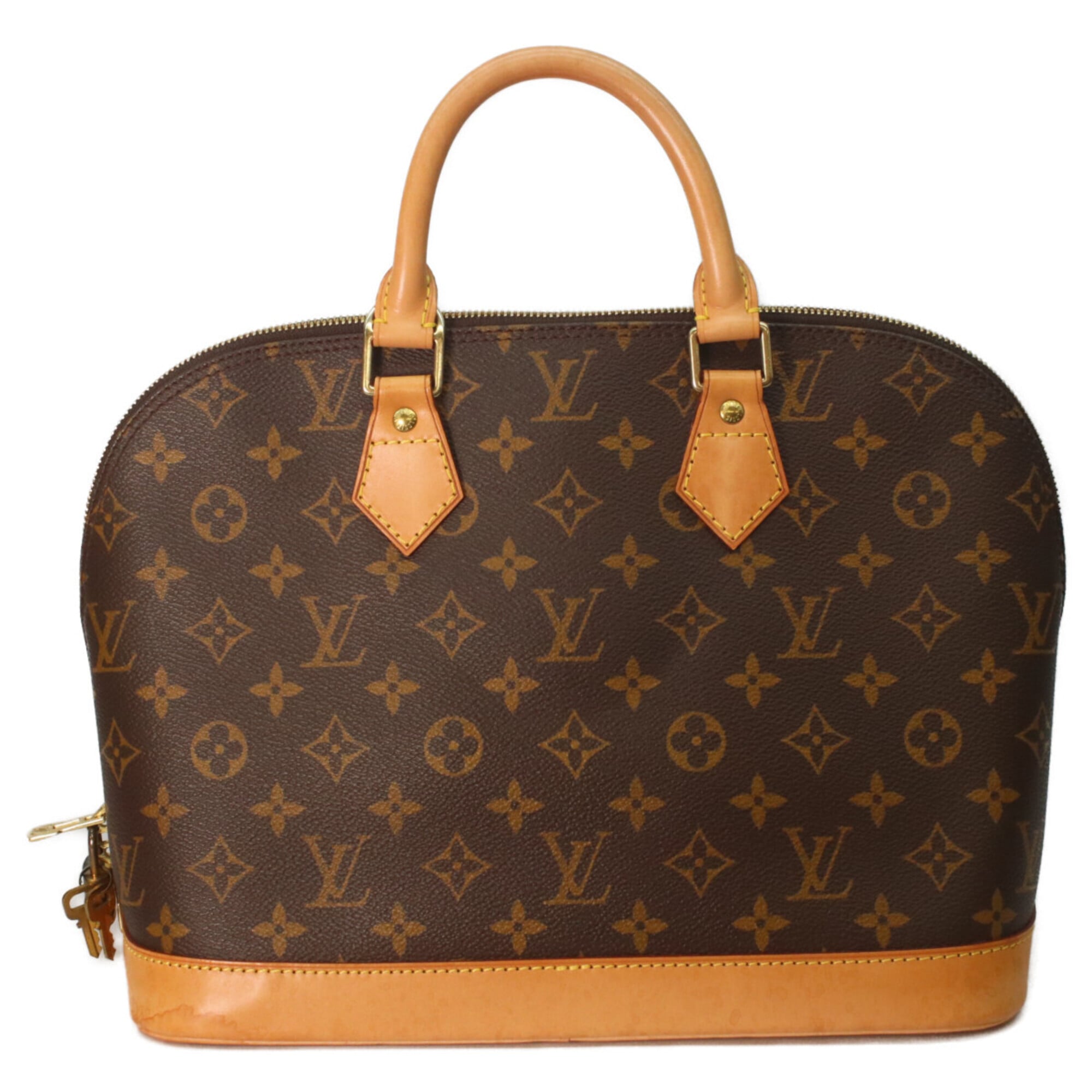 Louis Vuitton Beige Monogram Handbag (Pre-Owned)