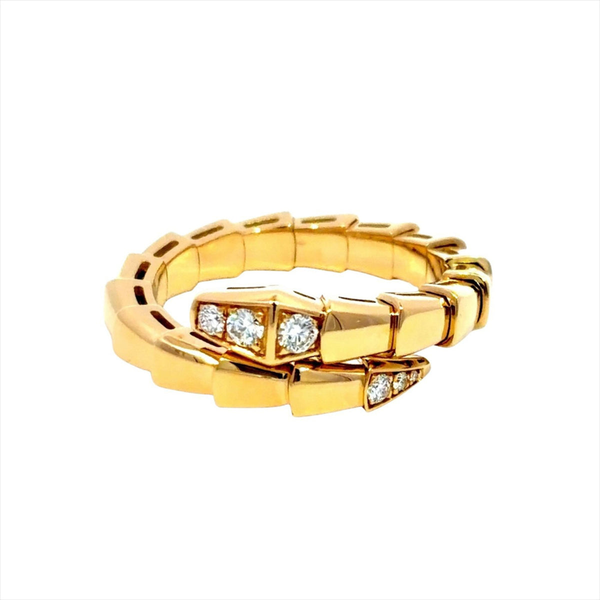 Bvlgari Serpenti Yellow Gold (18K) Band Ring (Pre-Owned)