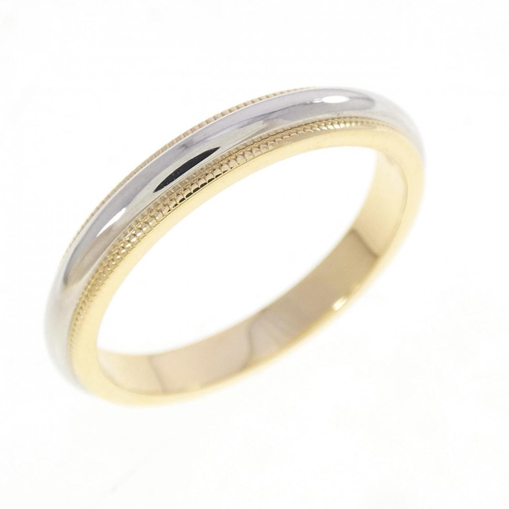 Tiffany Yellow Gold (18K) Platinum 950 Band Ring (Pre-Owned)