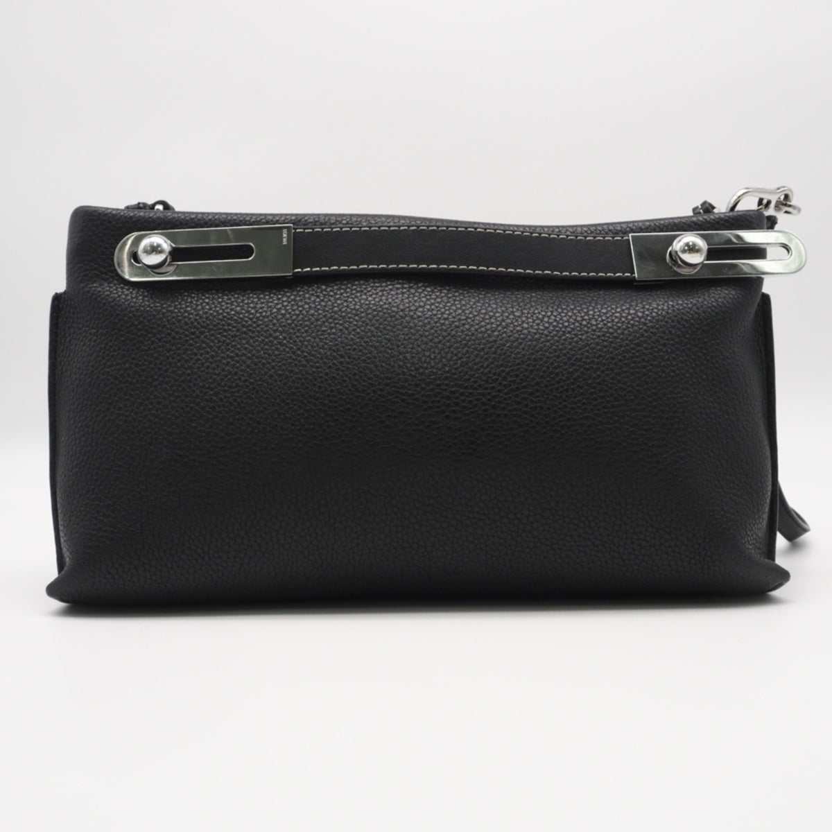 Loewe Black Leather Handbag Shoulder Bag (Pre-Owned)