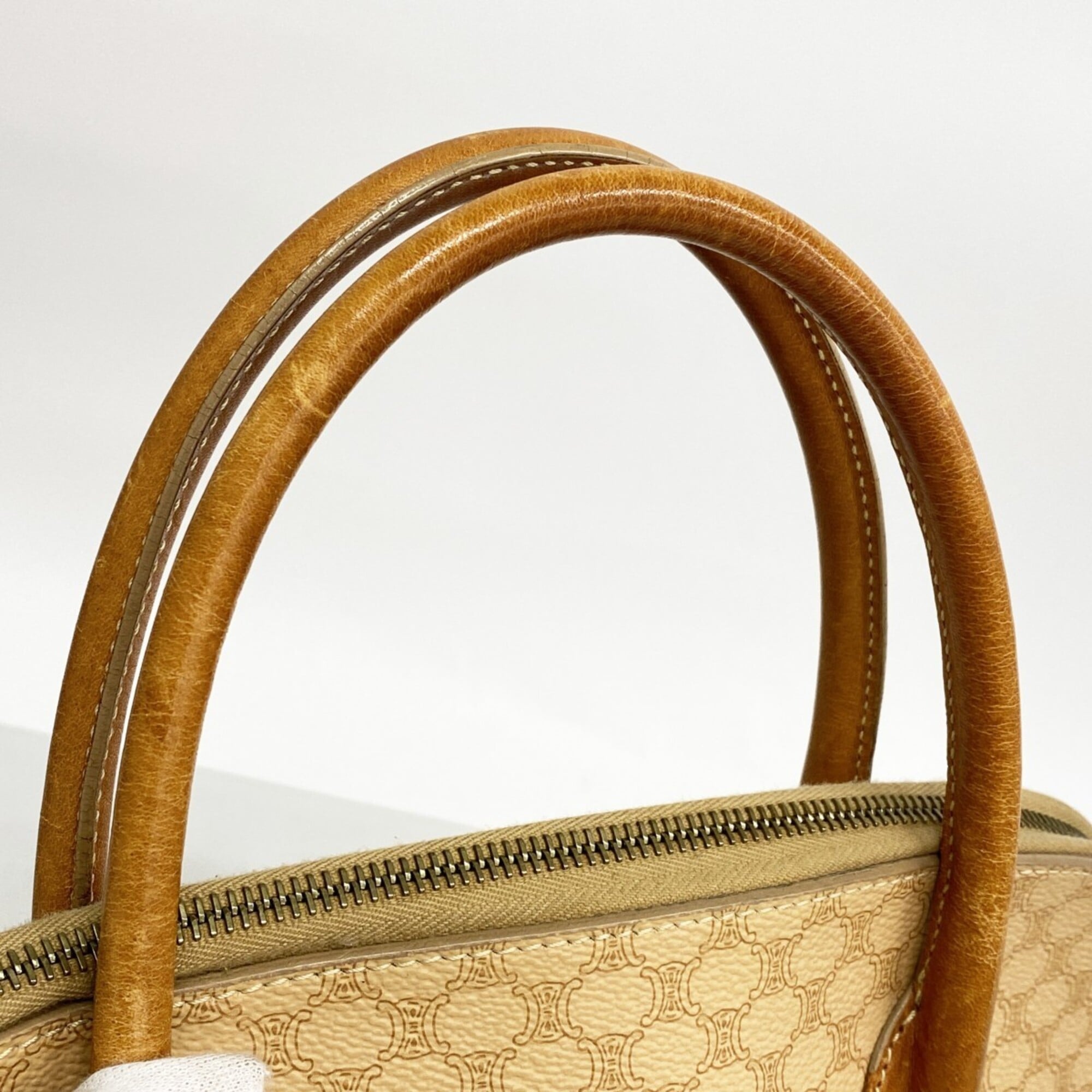 Celine Beige Pvc Handbag (Pre-Owned)