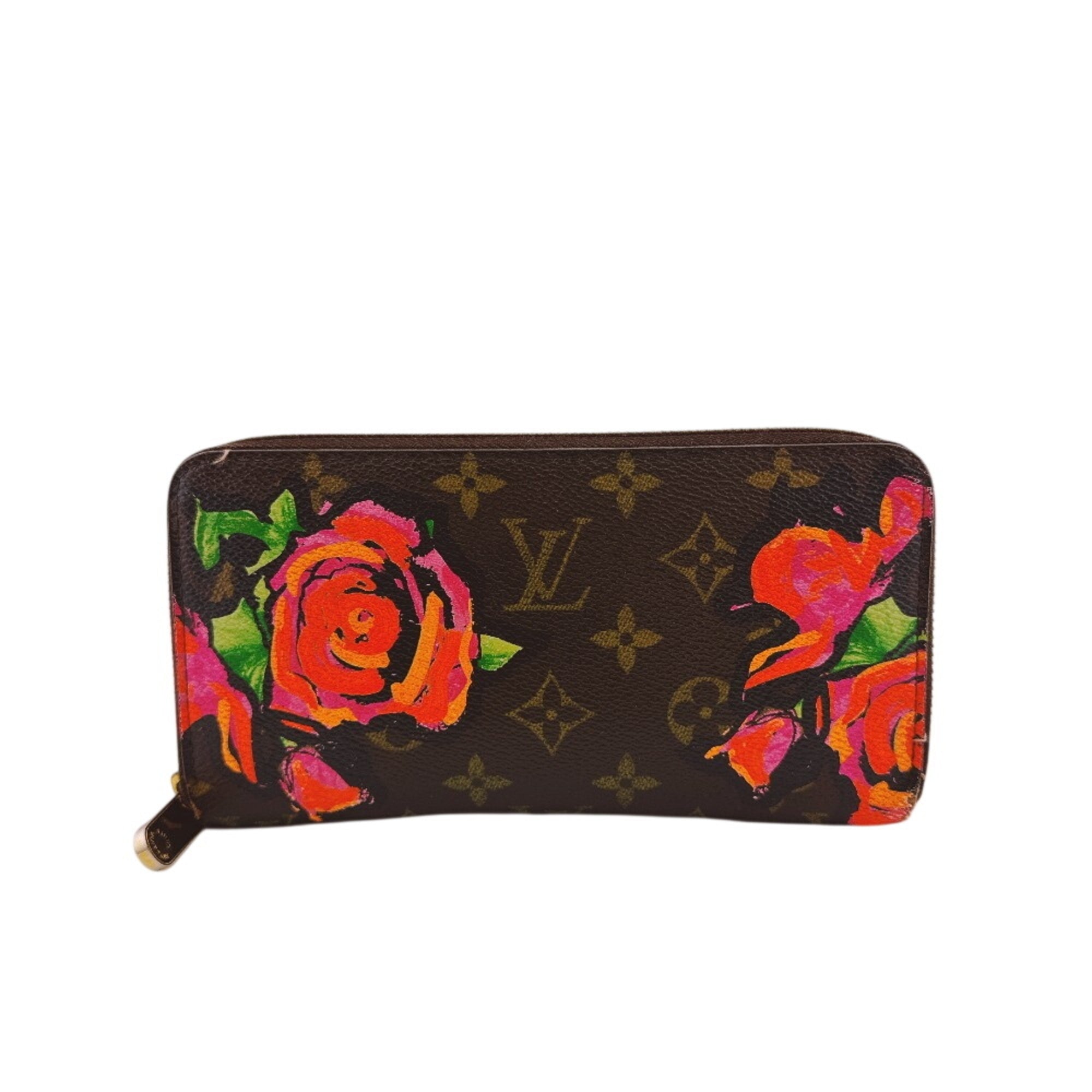 Louis Vuitton Brown Leather Long Wallet (Bi-Fold) (Pre-Owned)
