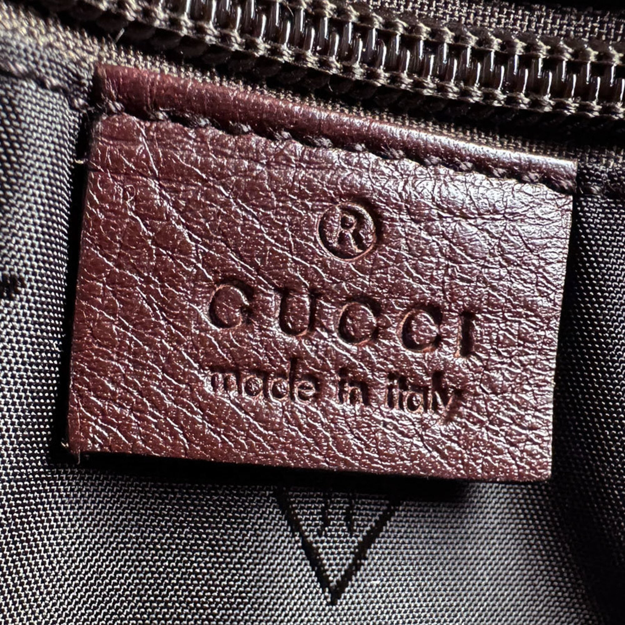 Gucci Brown Leather Shoulder Bag (Pre-Owned)