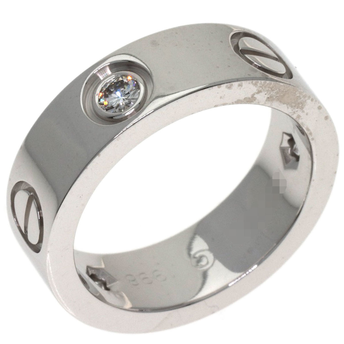 Cartier Love White Gold (18K) Band Ring (Pre-Owned)