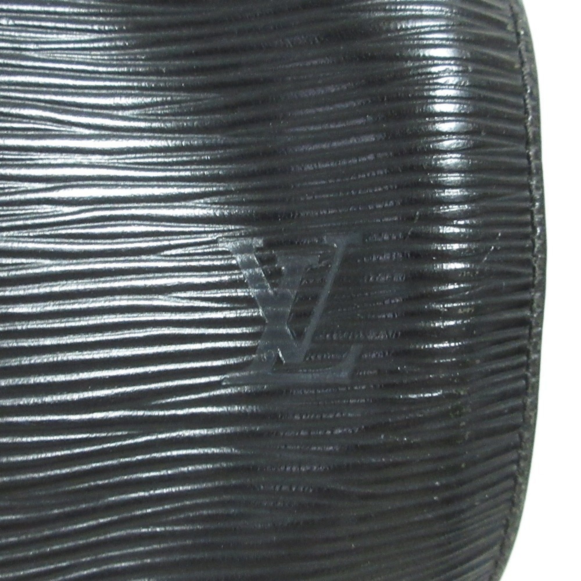 Louis Vuitton Black Noir Epi Leather Handbag (Pre-Owned)
