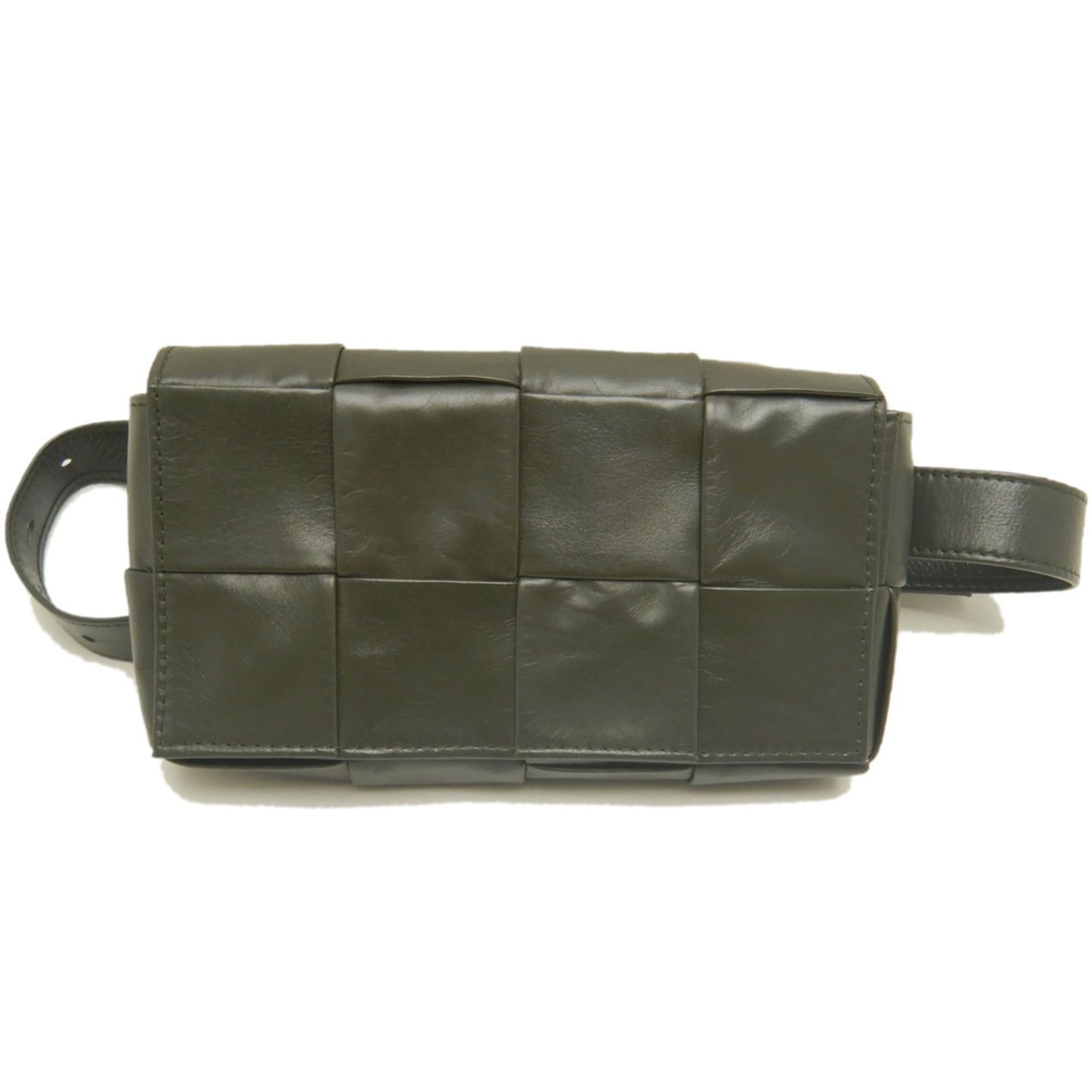 Bottega Veneta Khaki Leather Fanny Pack (Pre-Owned)