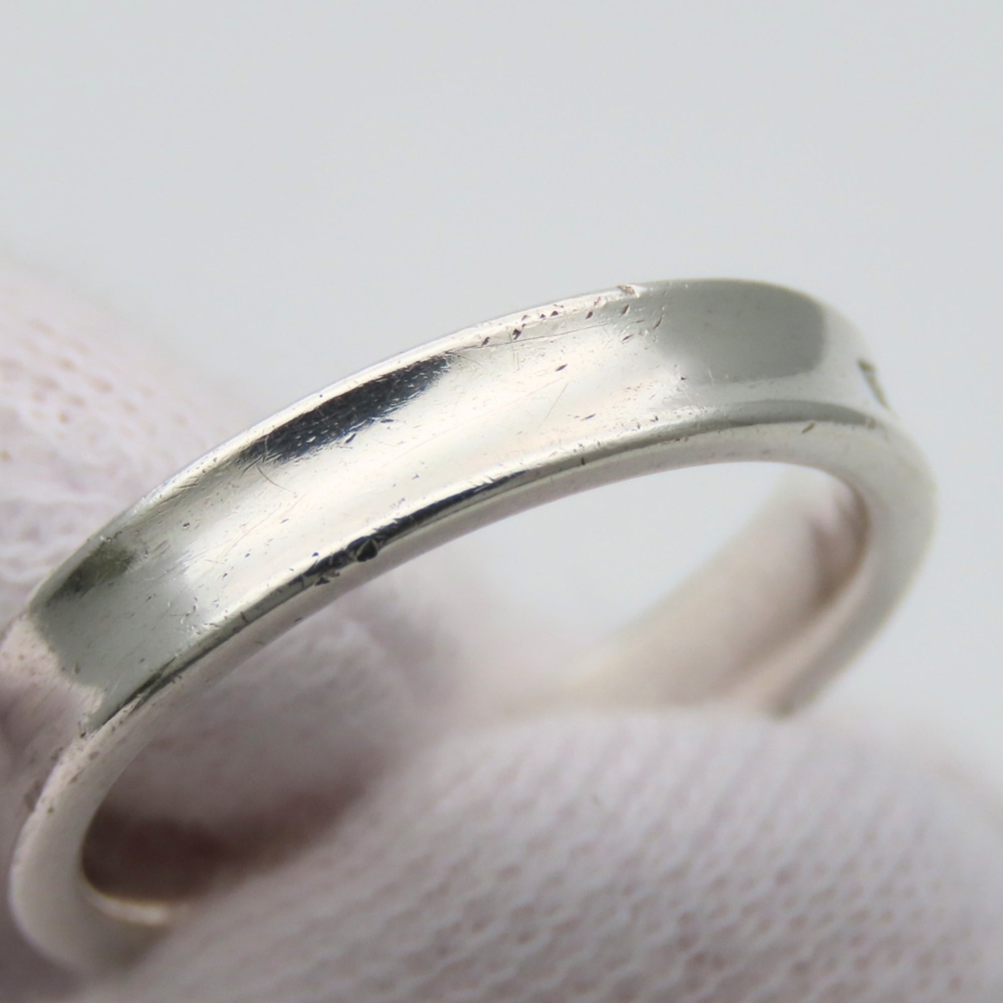 Tiffany Silver Silver 925 Band Ring (Pre-Owned)